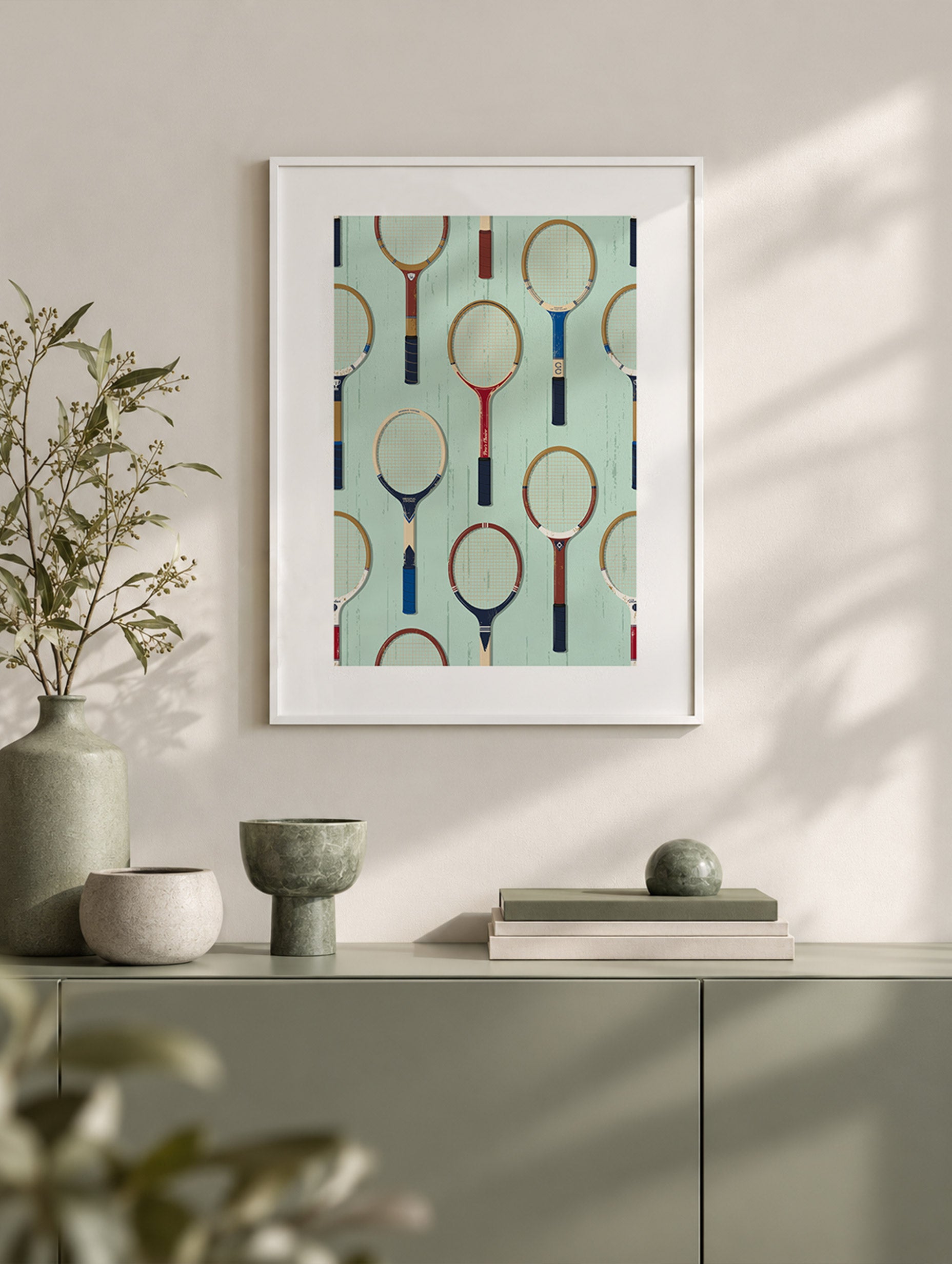 Santorini-plakat Arkitekturplakat