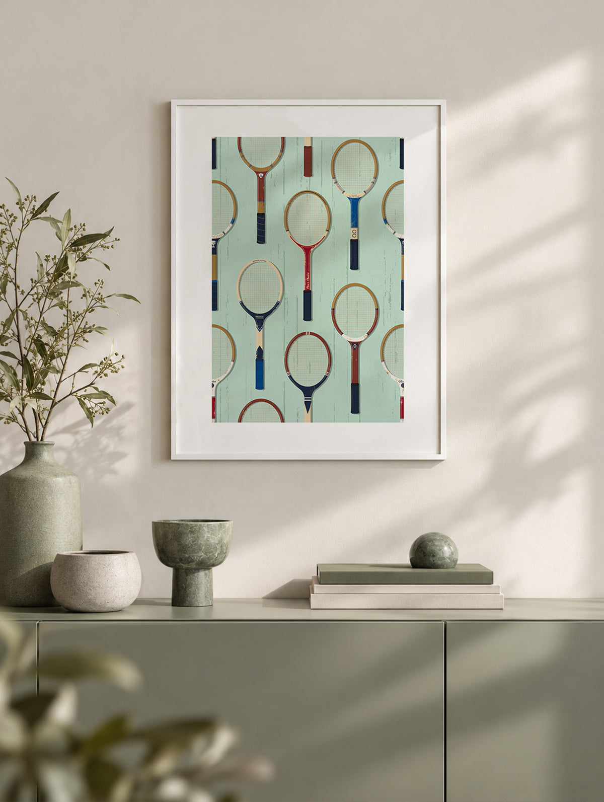 Santorini-plakat Arkitekturplakat