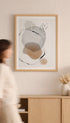 Abstract Watercolor Circles Poster Mockup