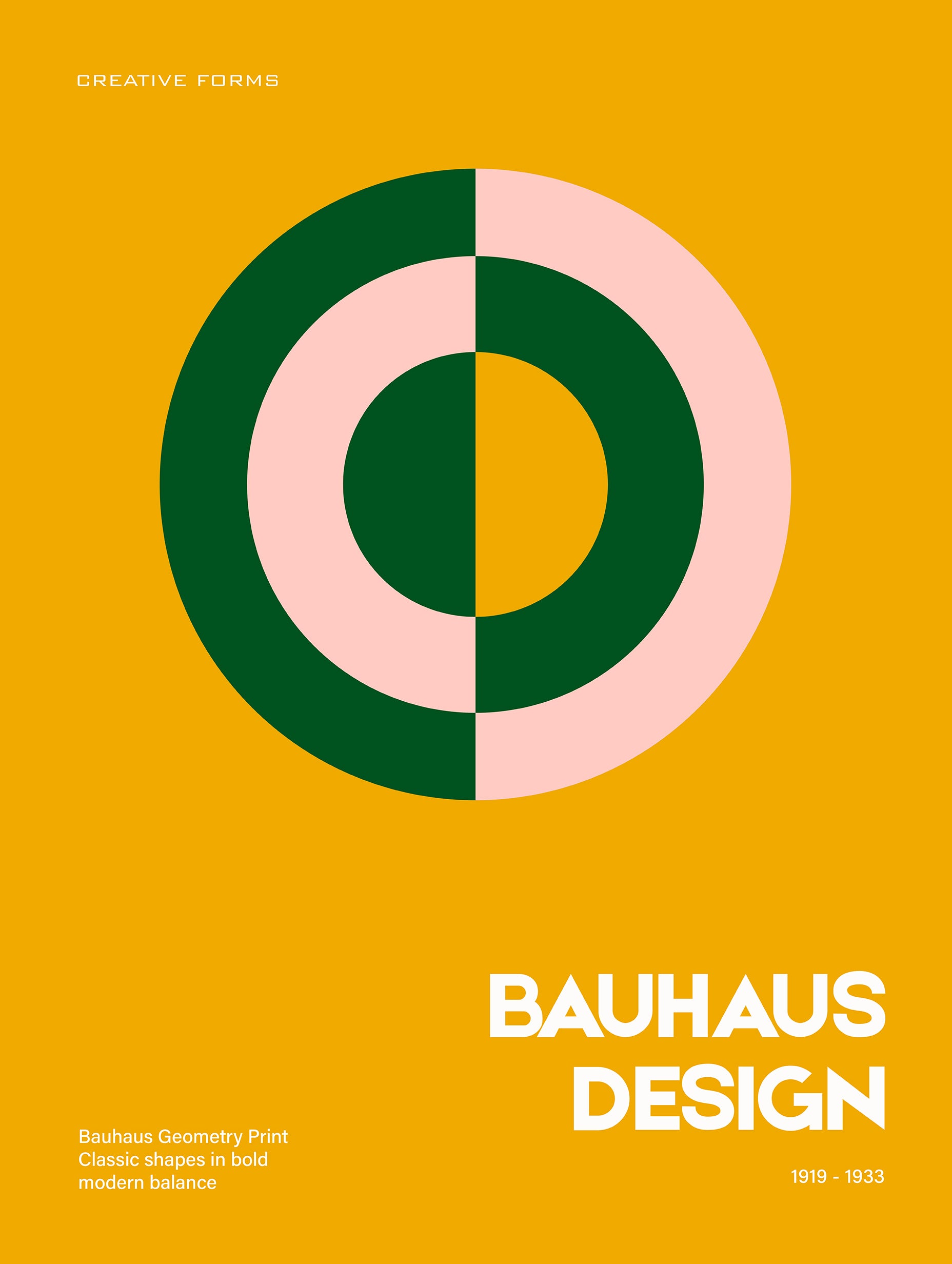 Bauhaus Balance Poster