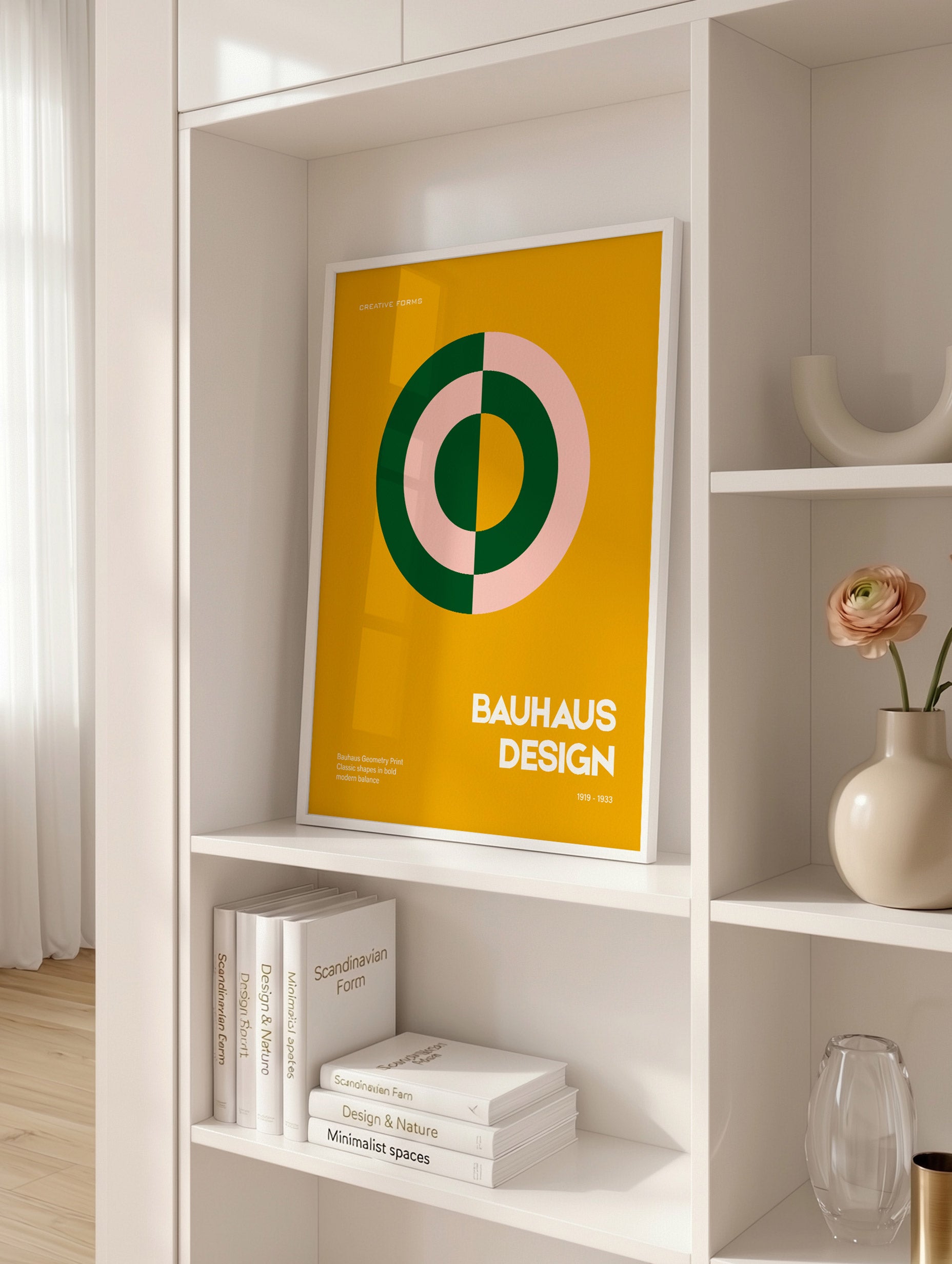 Santorini-plakat Arkitekturplakat