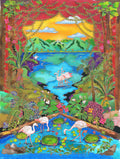 Santorini-plakat Arkitekturplakat