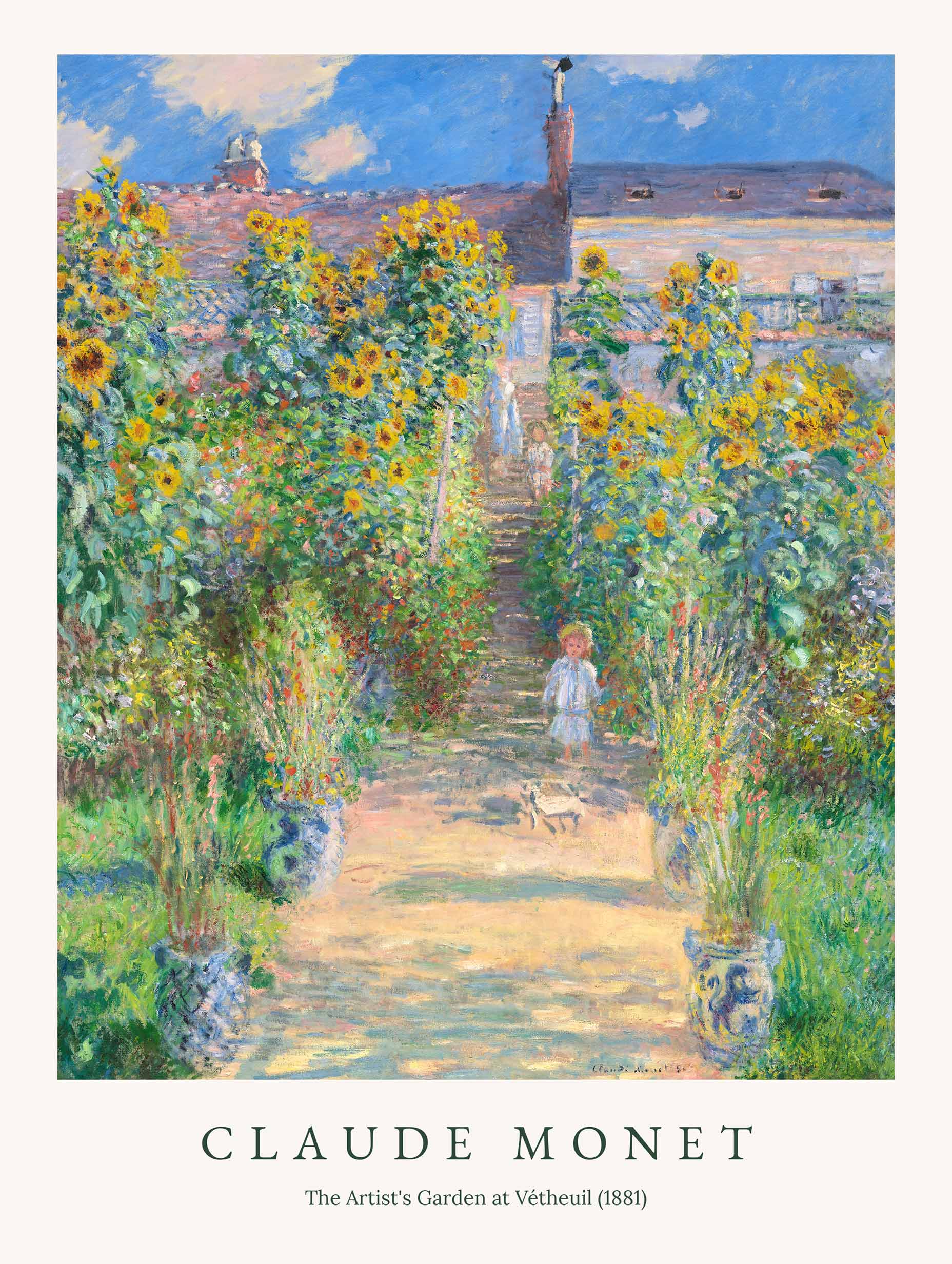Garden at Vétheuil - Claude Monet