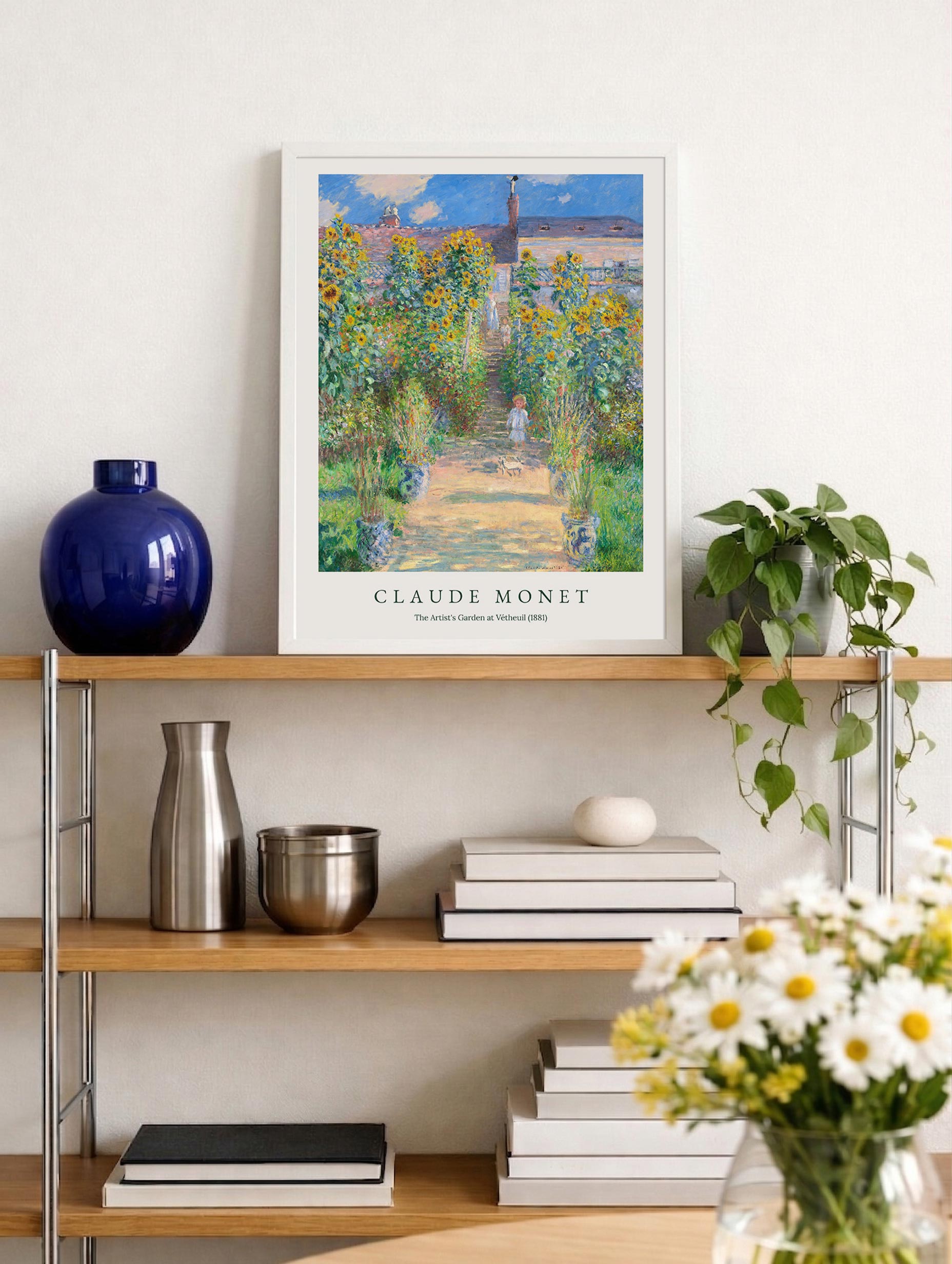 Garden at Vétheuil - Claude Monet