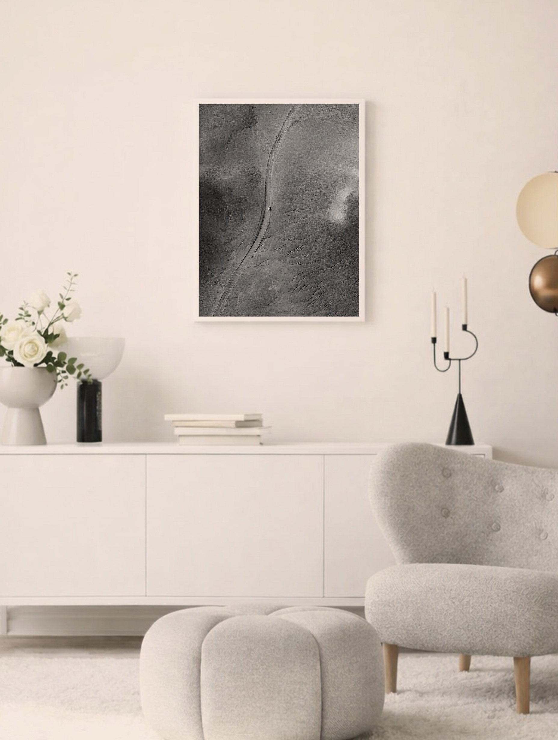 Solitary Road Poster Mockup