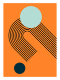 Santorini-plakat Arkitekturplakat