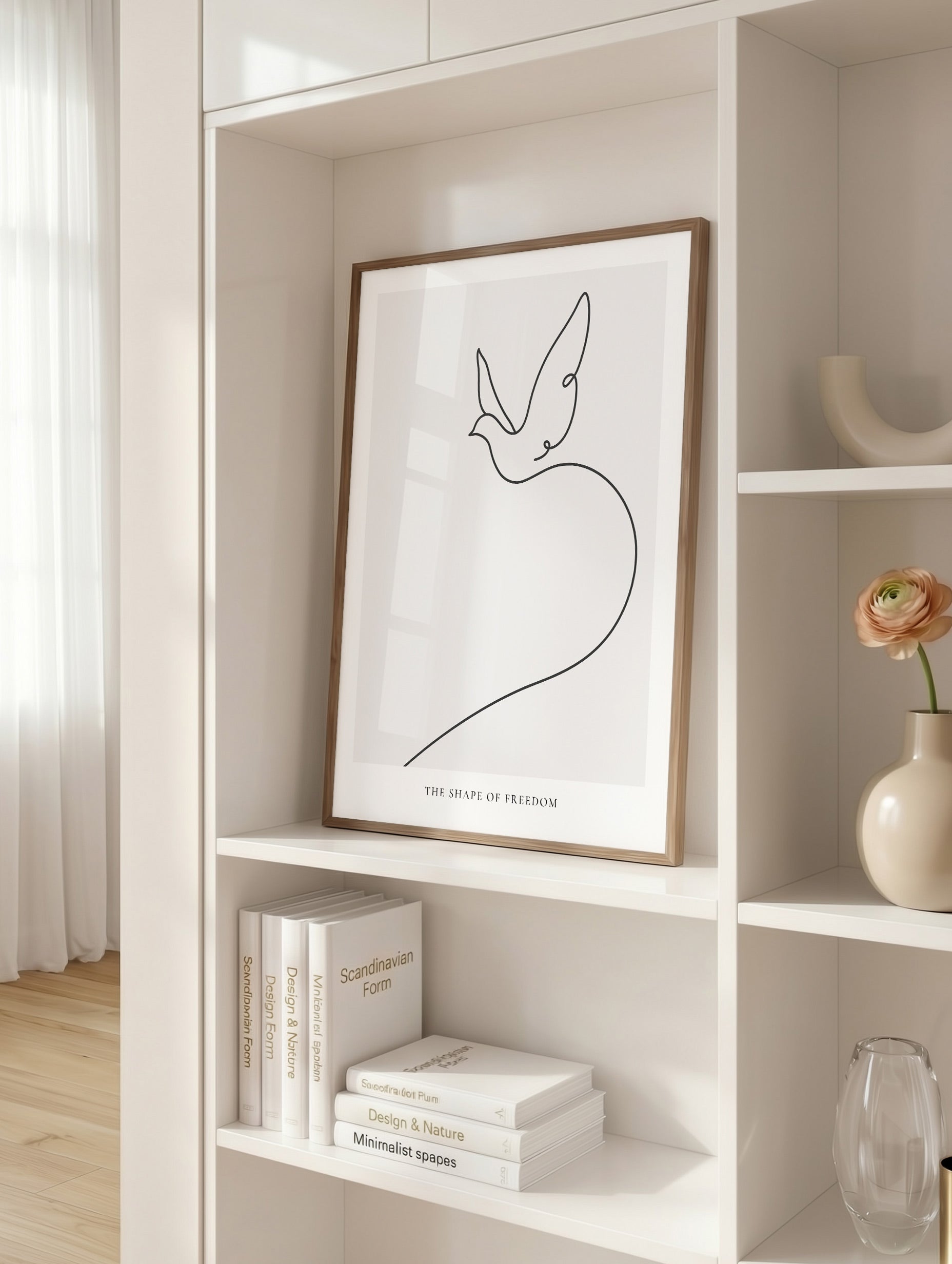 Santorini-plakat Arkitekturplakat