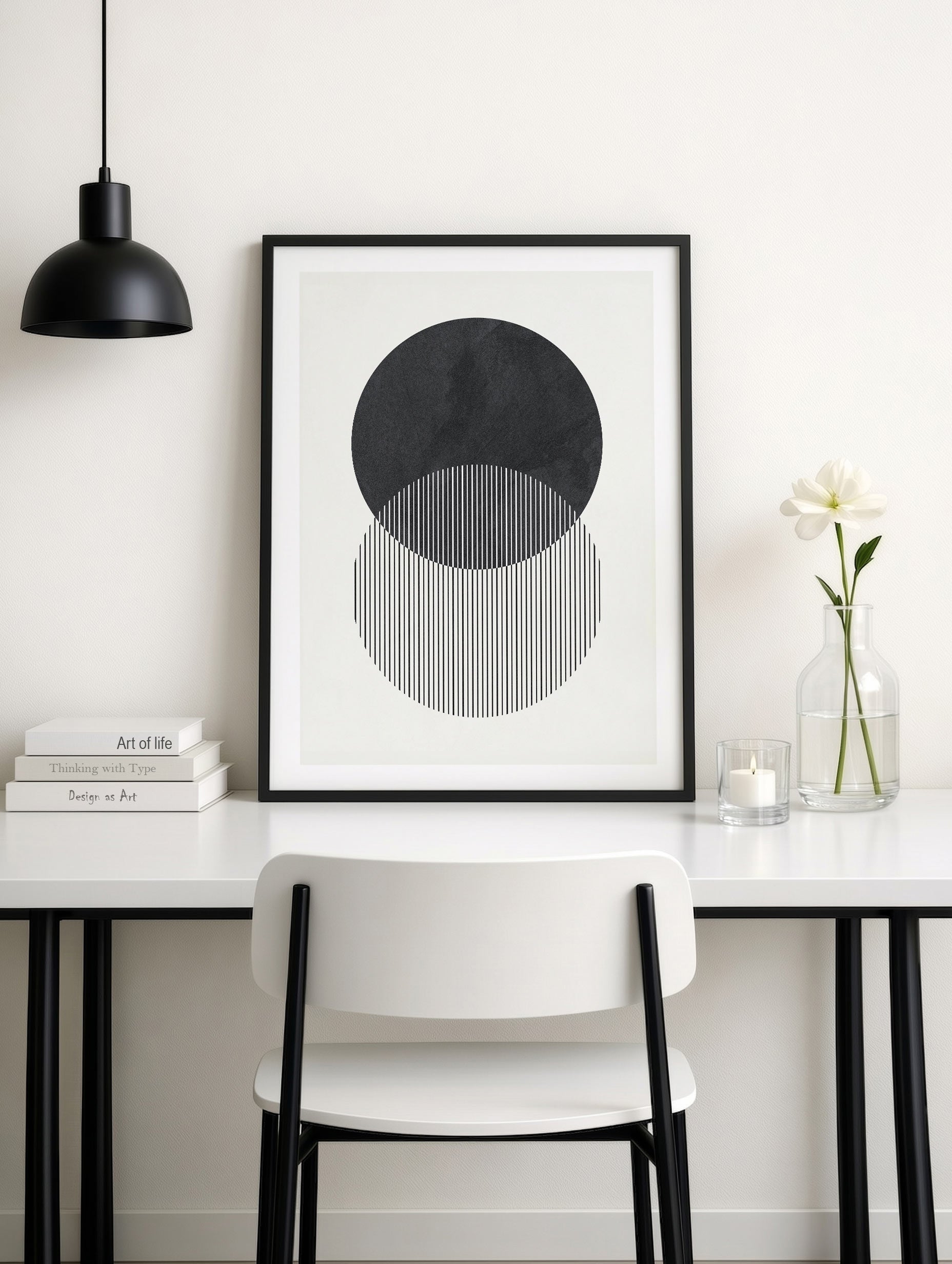 Santorini-plakat Arkitekturplakat
