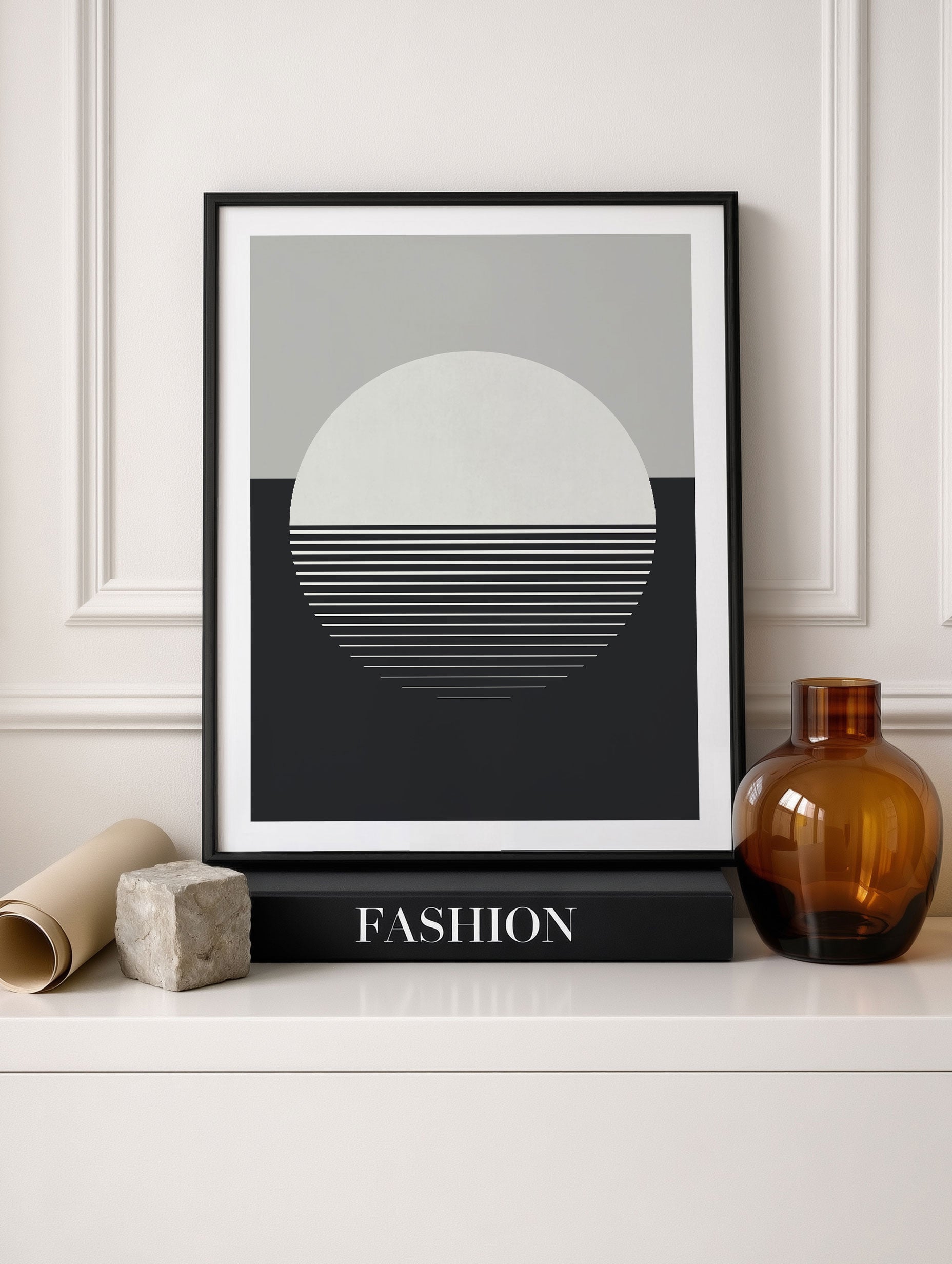 Santorini-plakat Arkitekturplakat