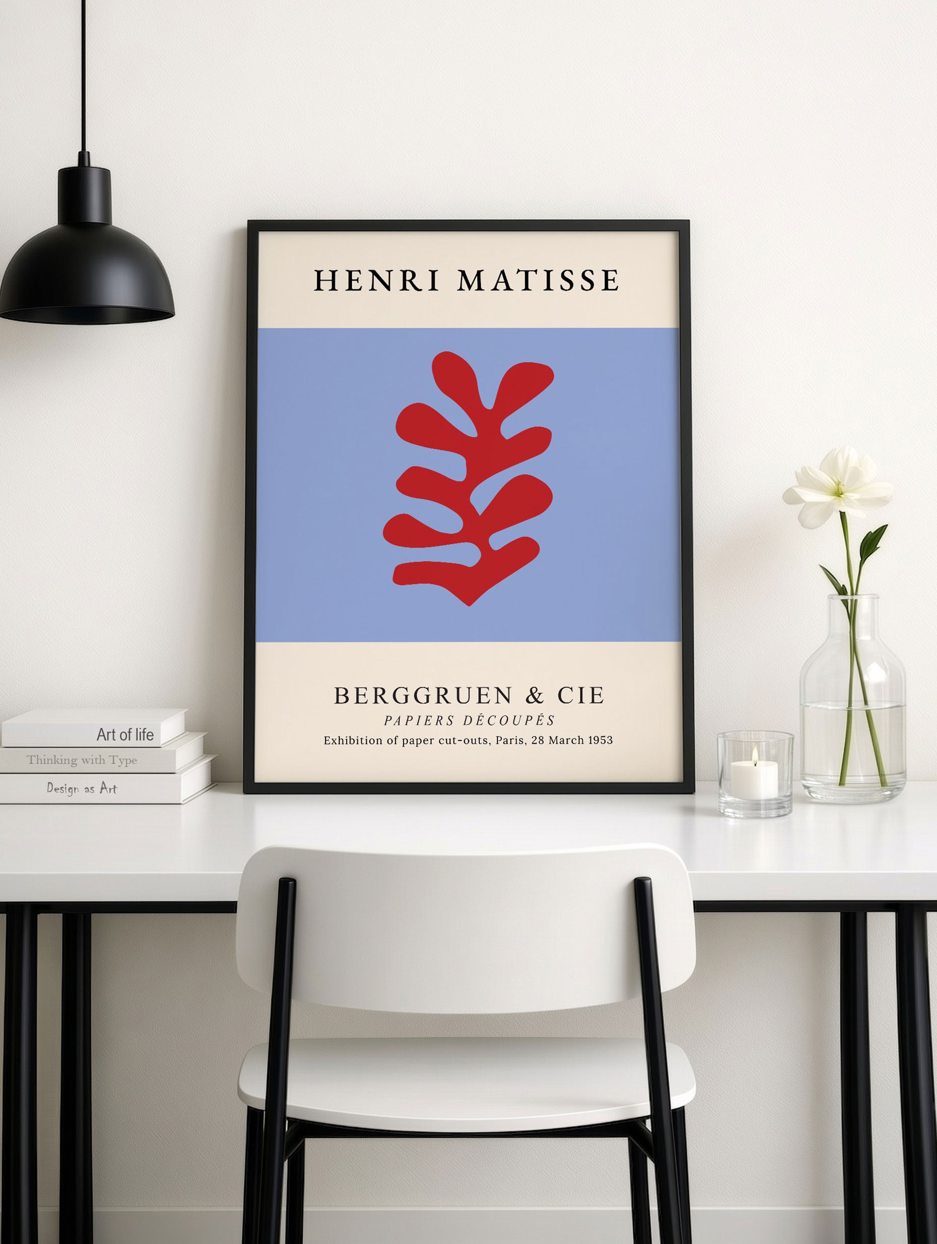 Matisse Paper Cut-Out Leaf Poster