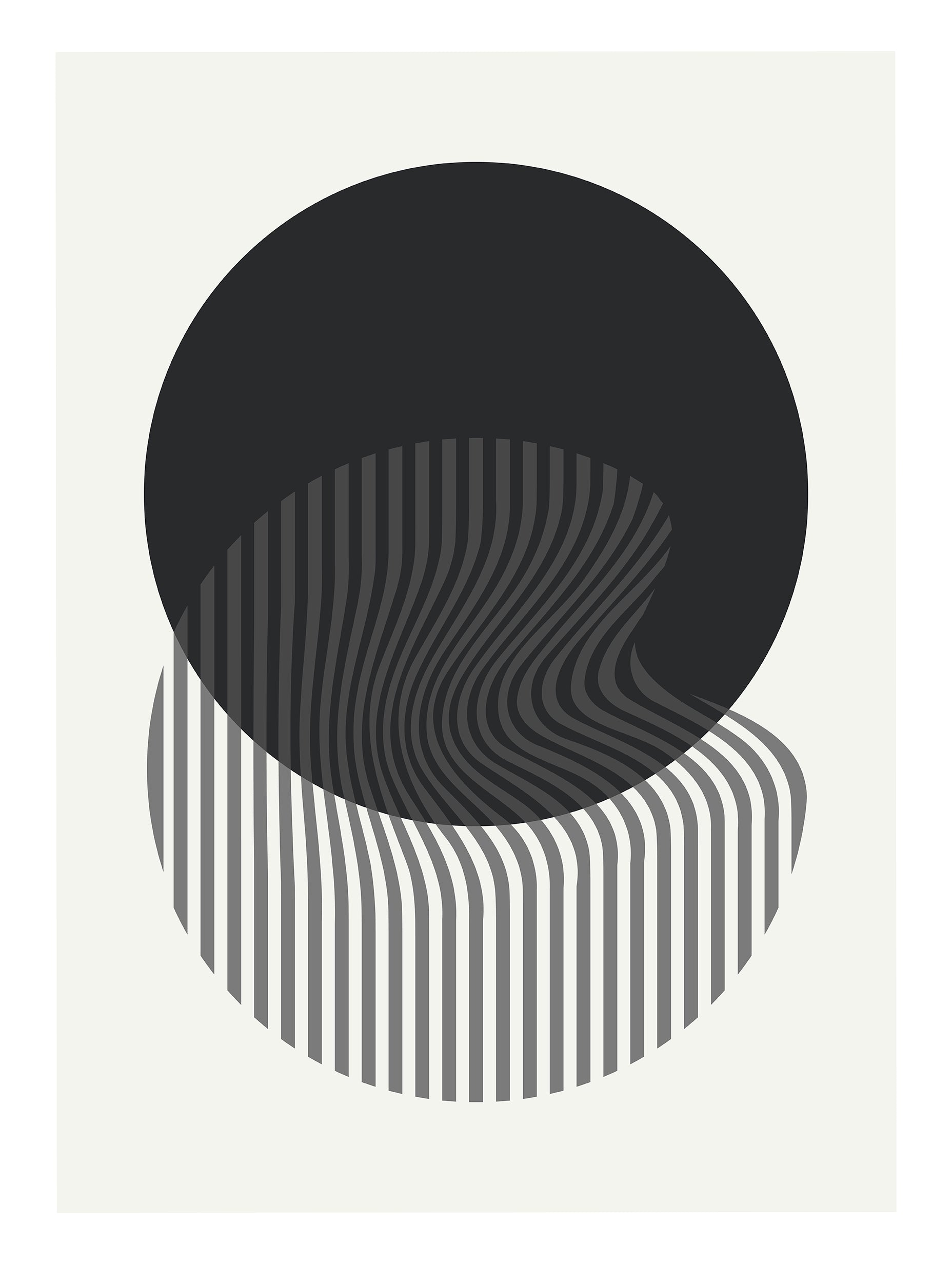 Santorini-plakat Arkitekturplakat