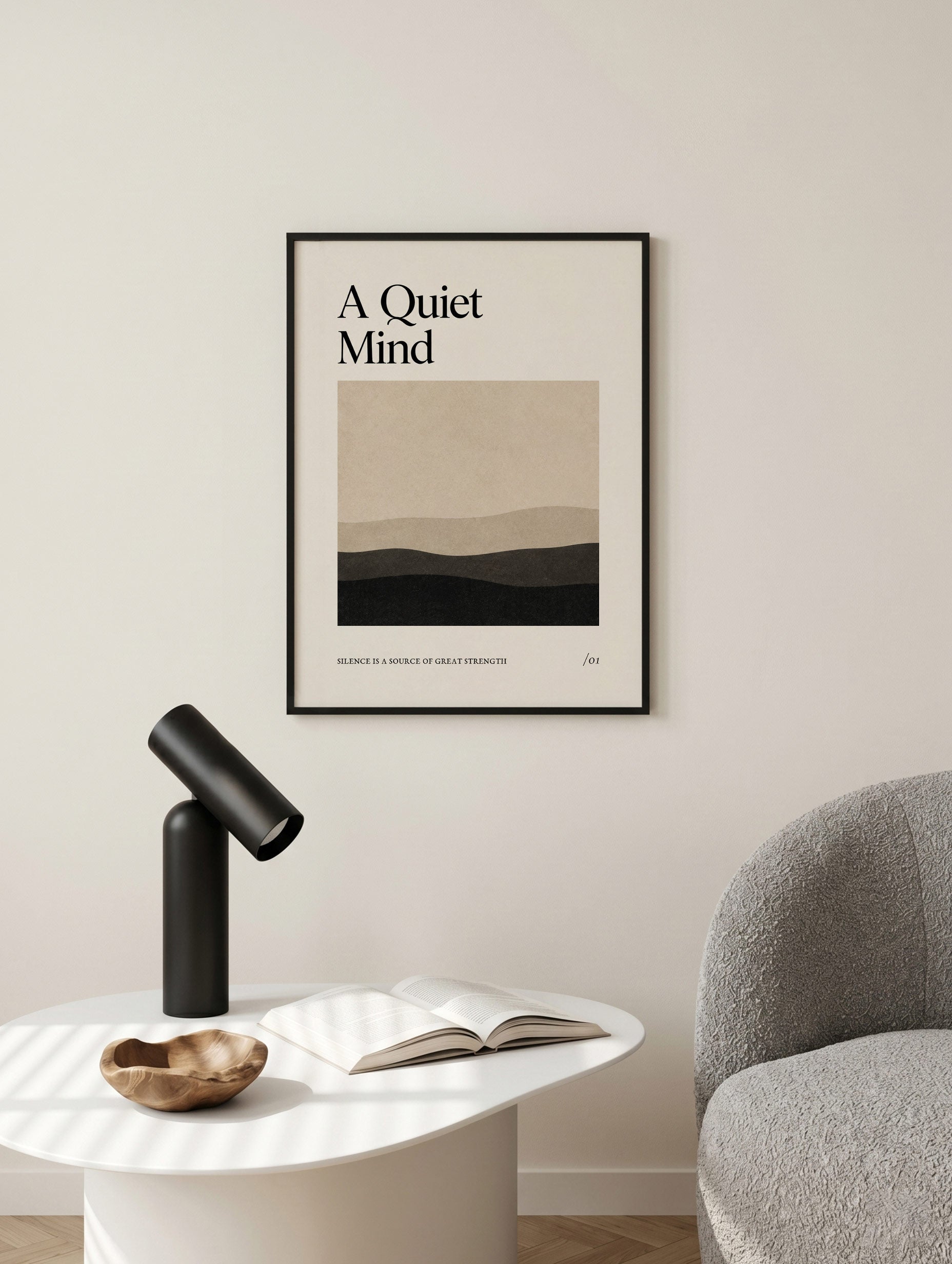 Neutral Landscape Poster