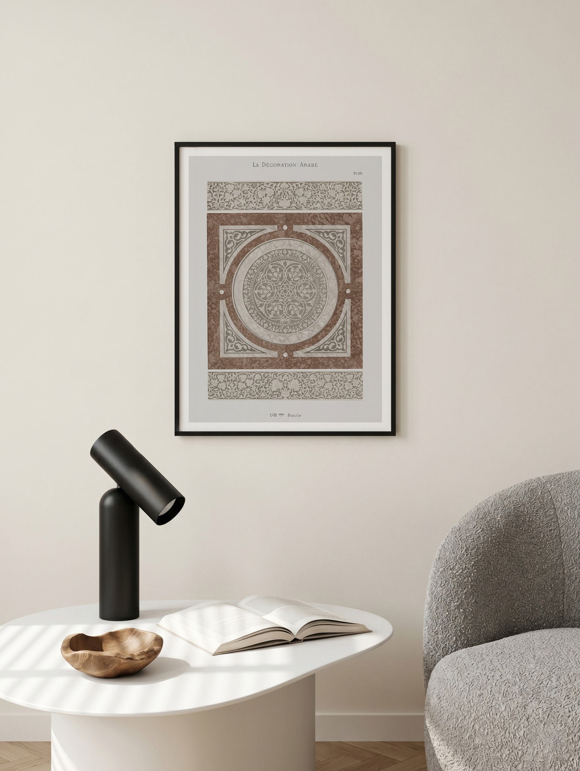 Arabisk dekorasjon plakat
