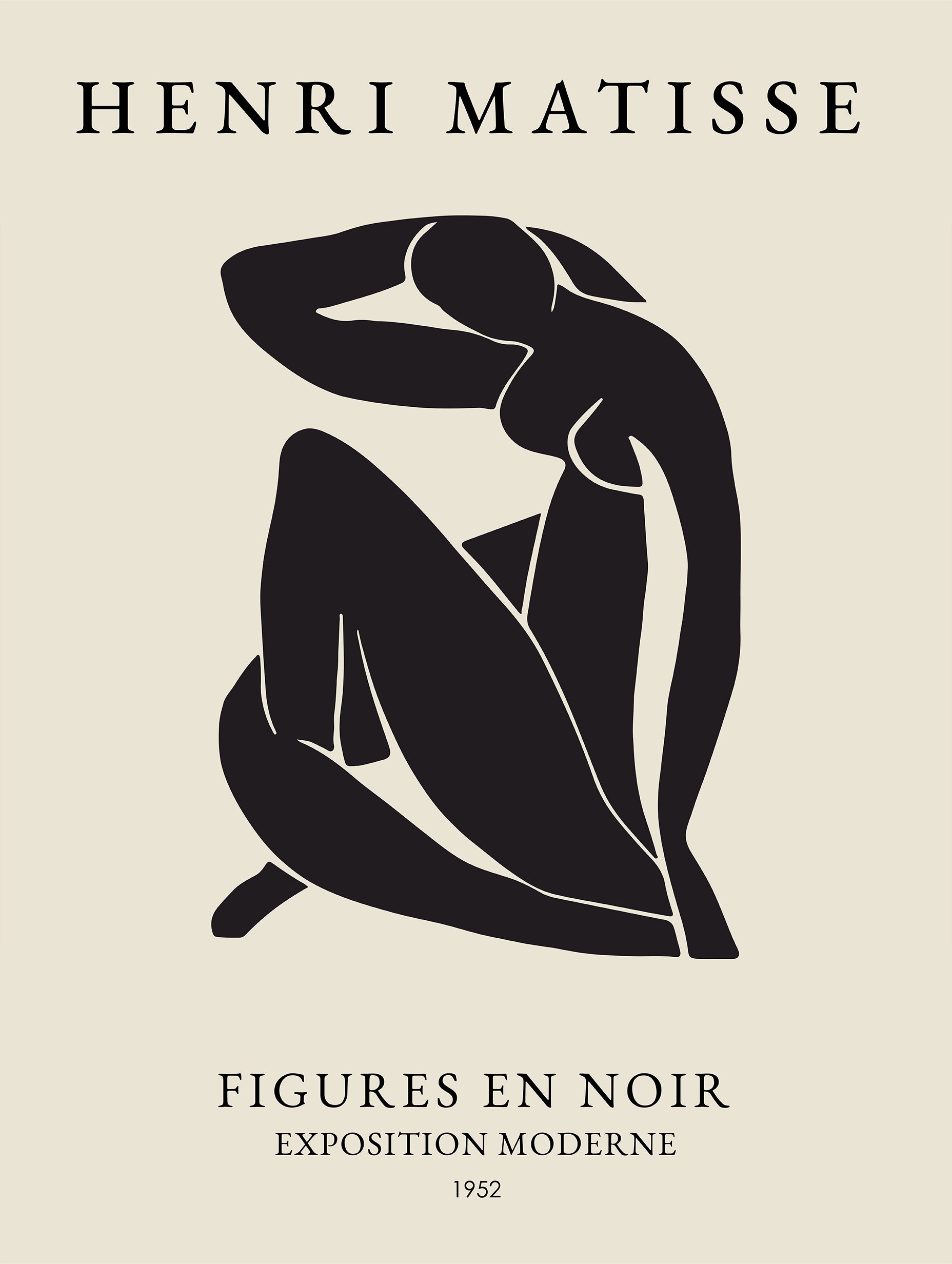 Figures En Noir Matisse Poster