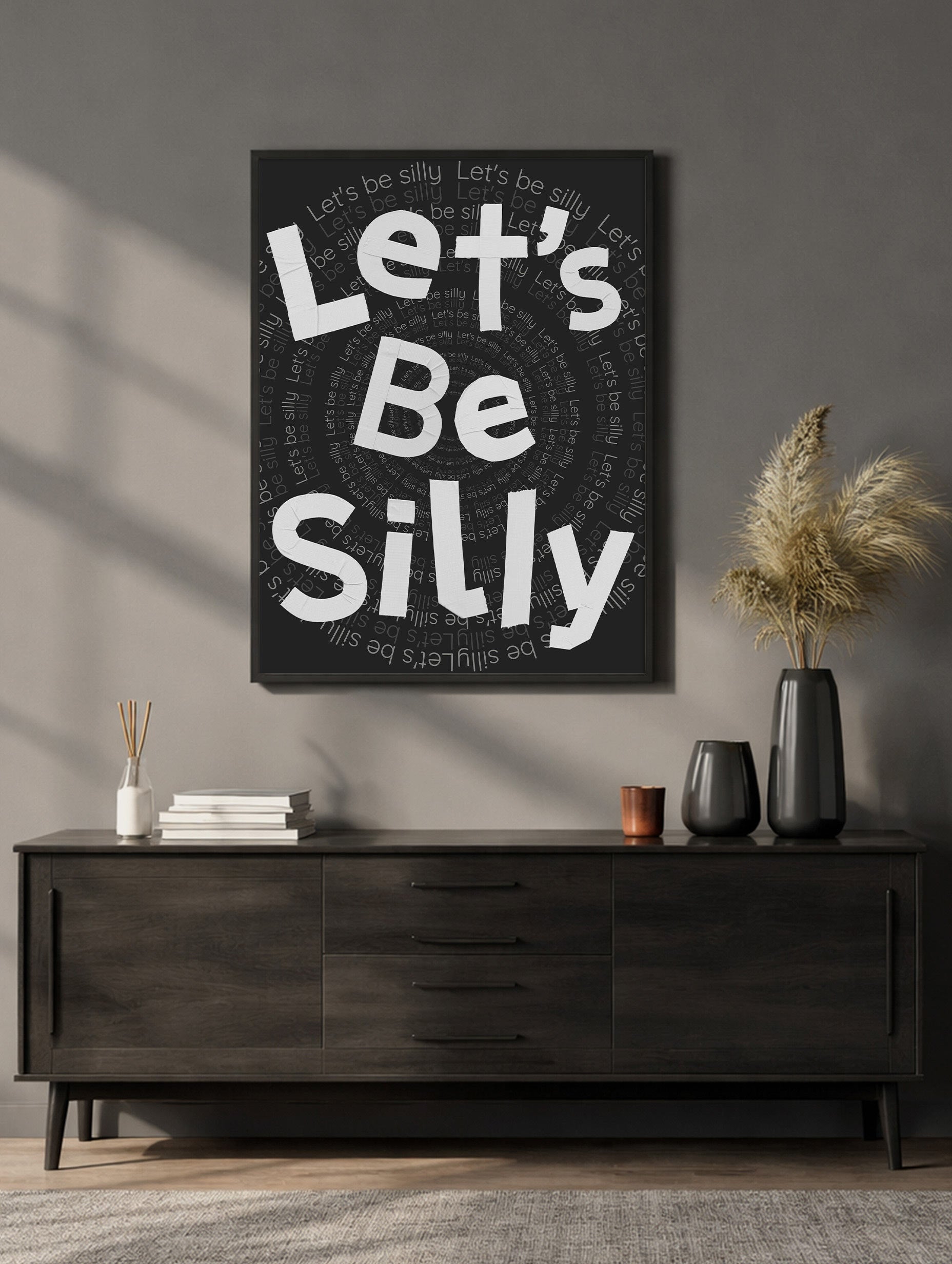 Let’s Be Silly Typography Mockup