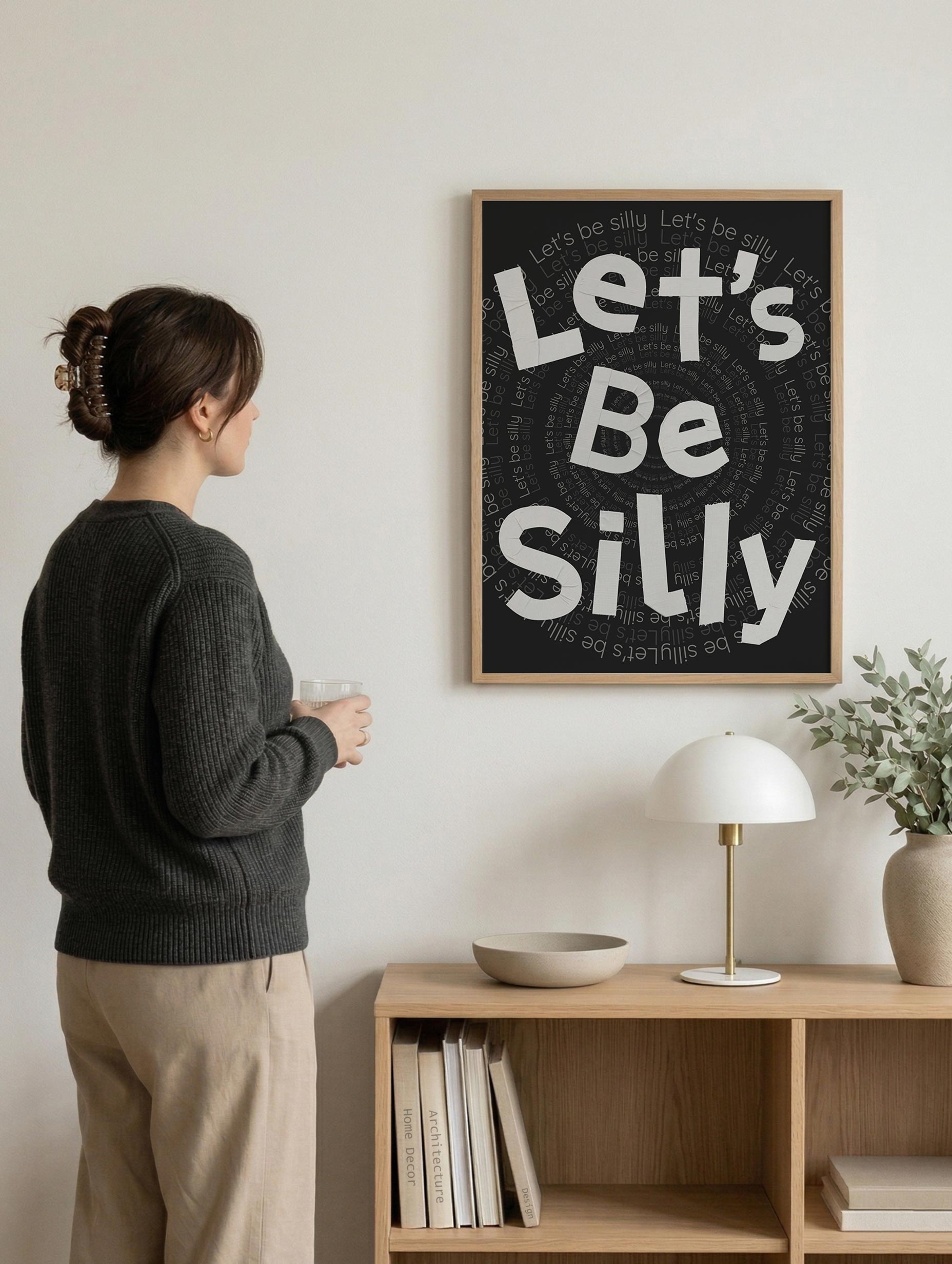 Let’s Be Silly Typography Mockup