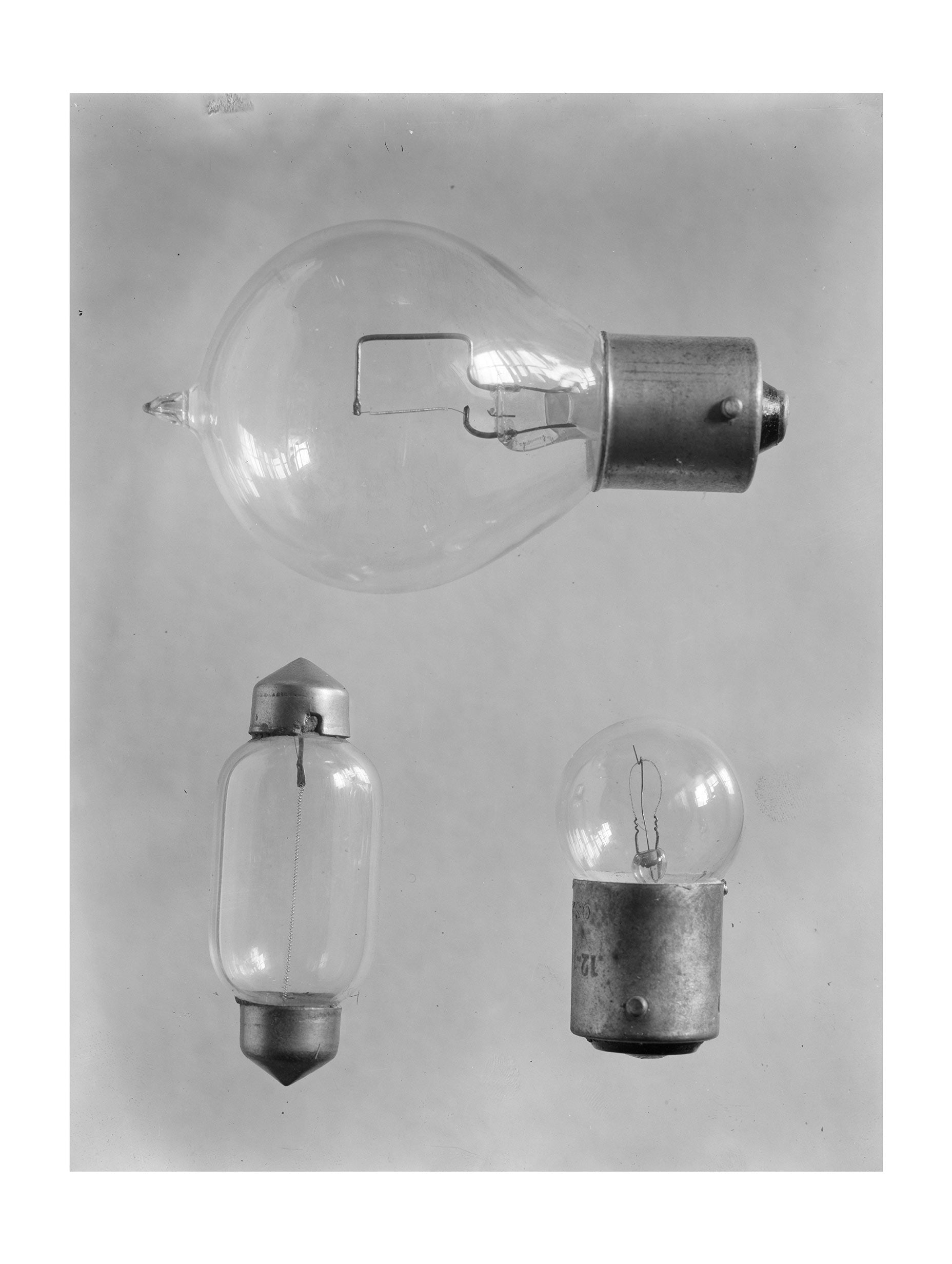 Light Bulbs Vintage Poster