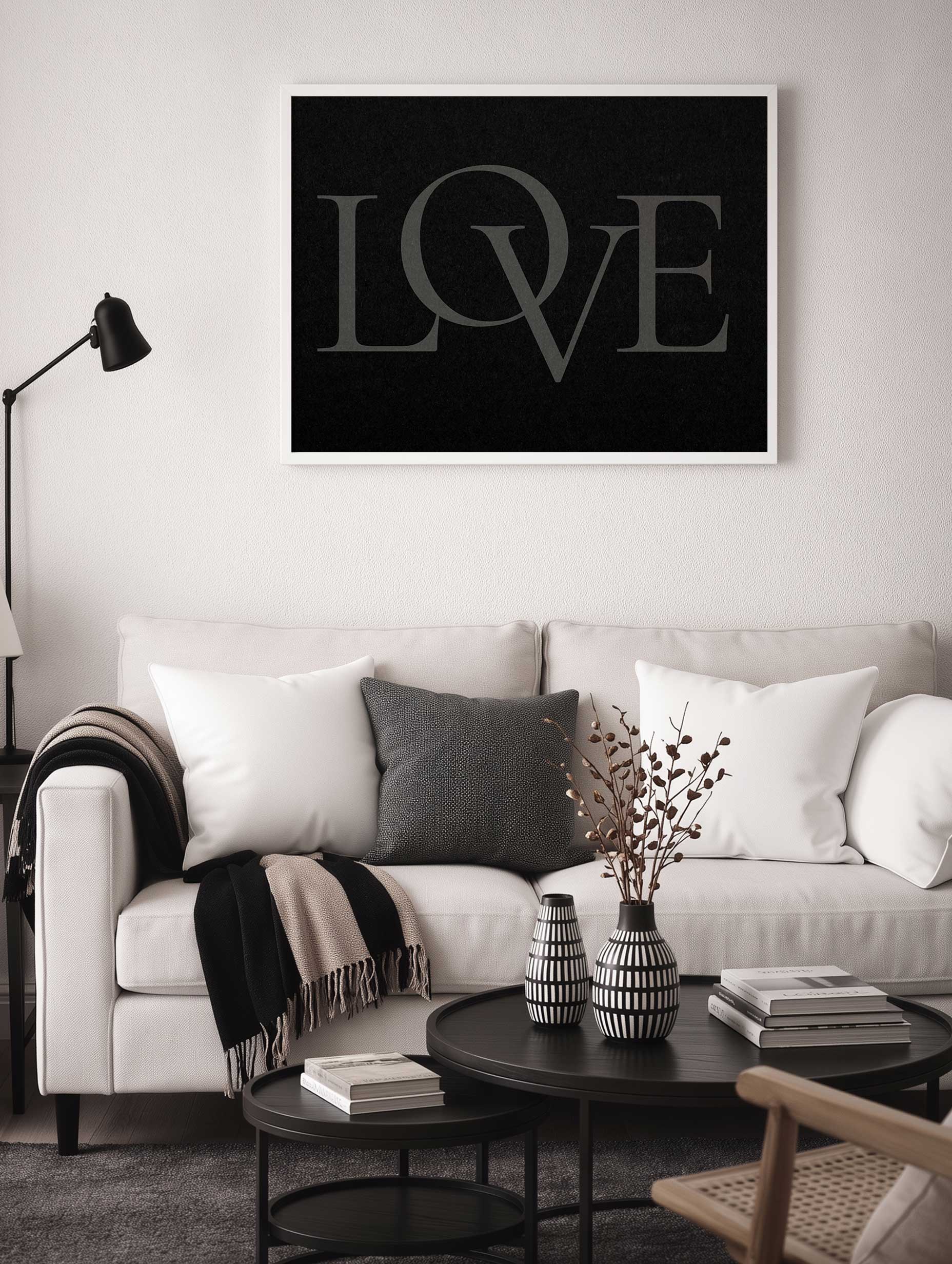 LOVE Typography Mockup