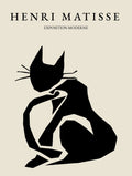 Matisse Black Cat Poster