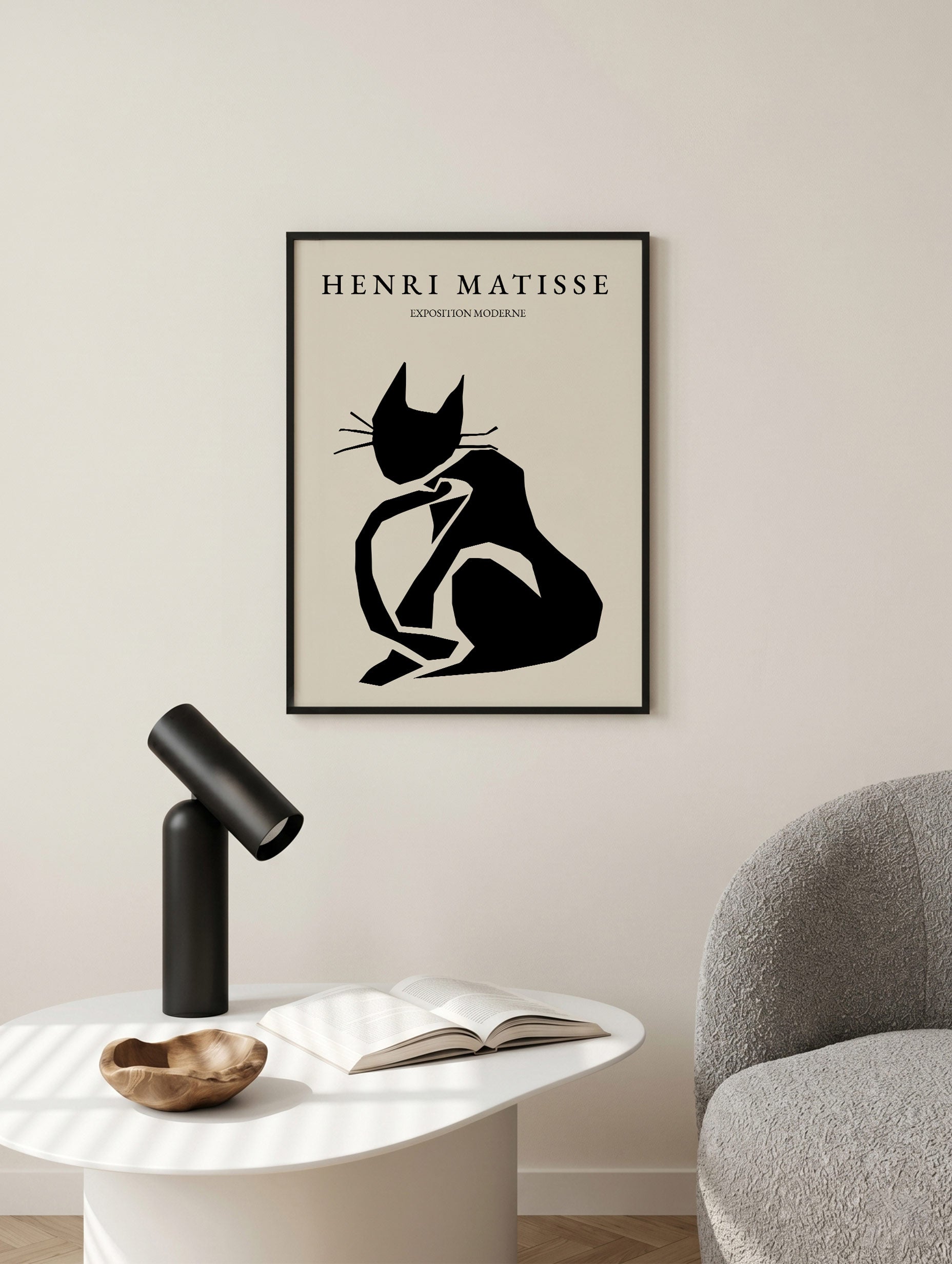 Matisse Black Cat Poster