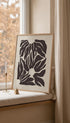 Bold Leaf Forms Poster Mockup