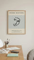 Matisse Sage Face Line Poster Mockup