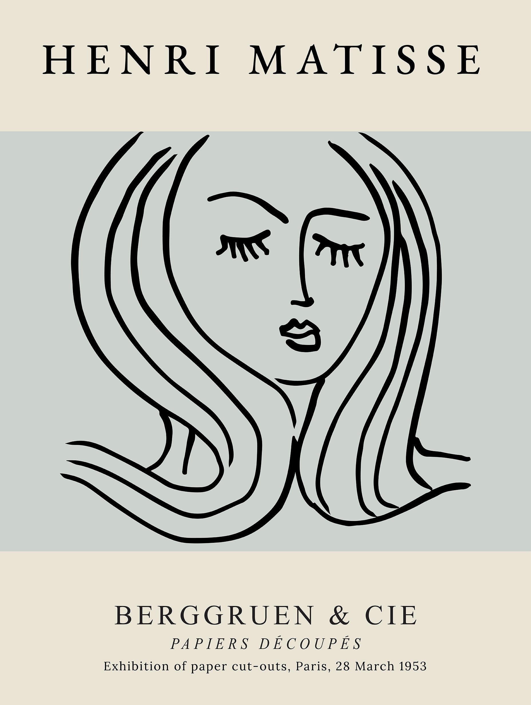 Matisse Serene Portrait Poster