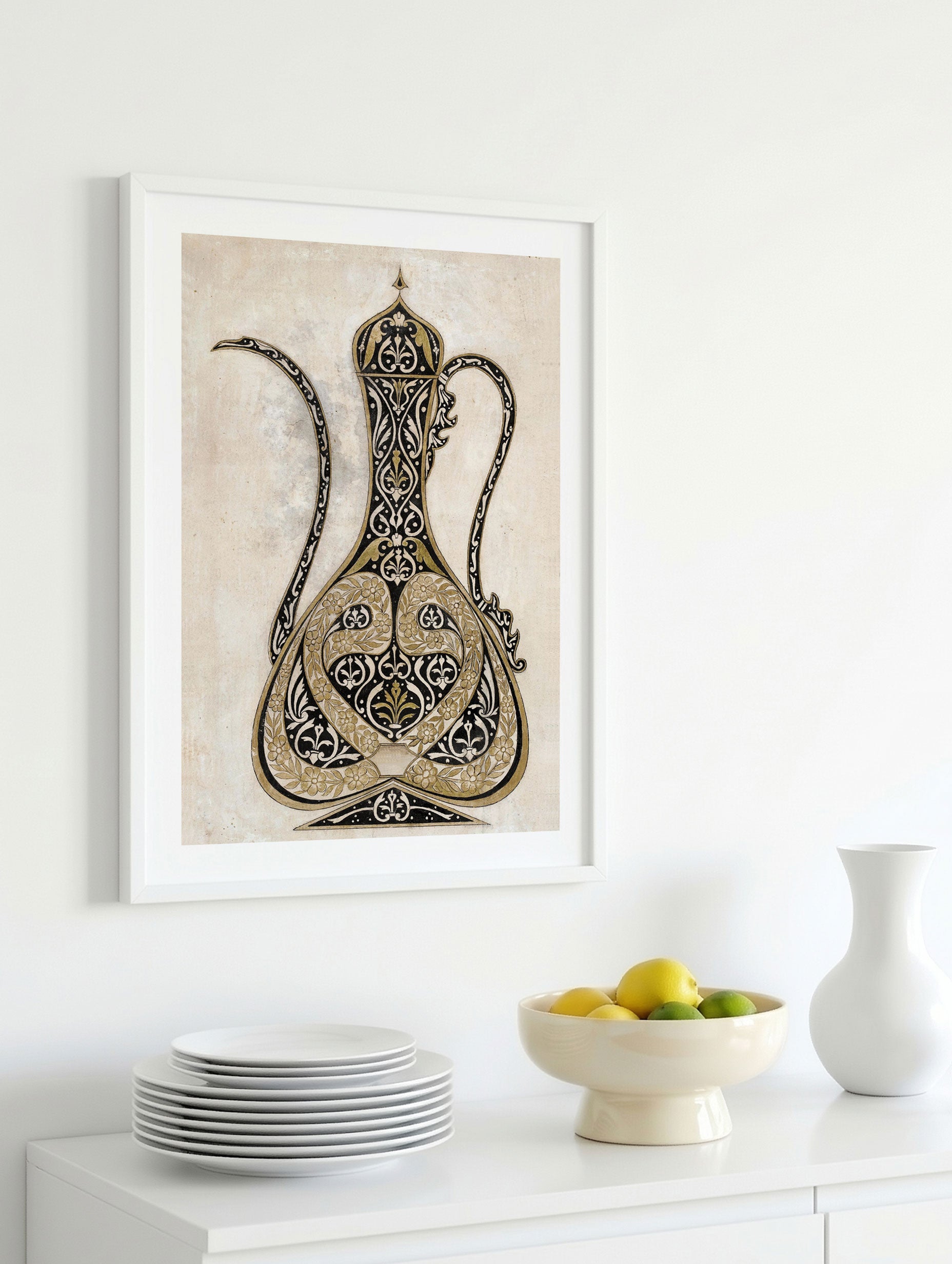 The Ewer Vintage Art Print Mockup