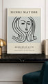 Matisse Serene Portrait Poster Mockup