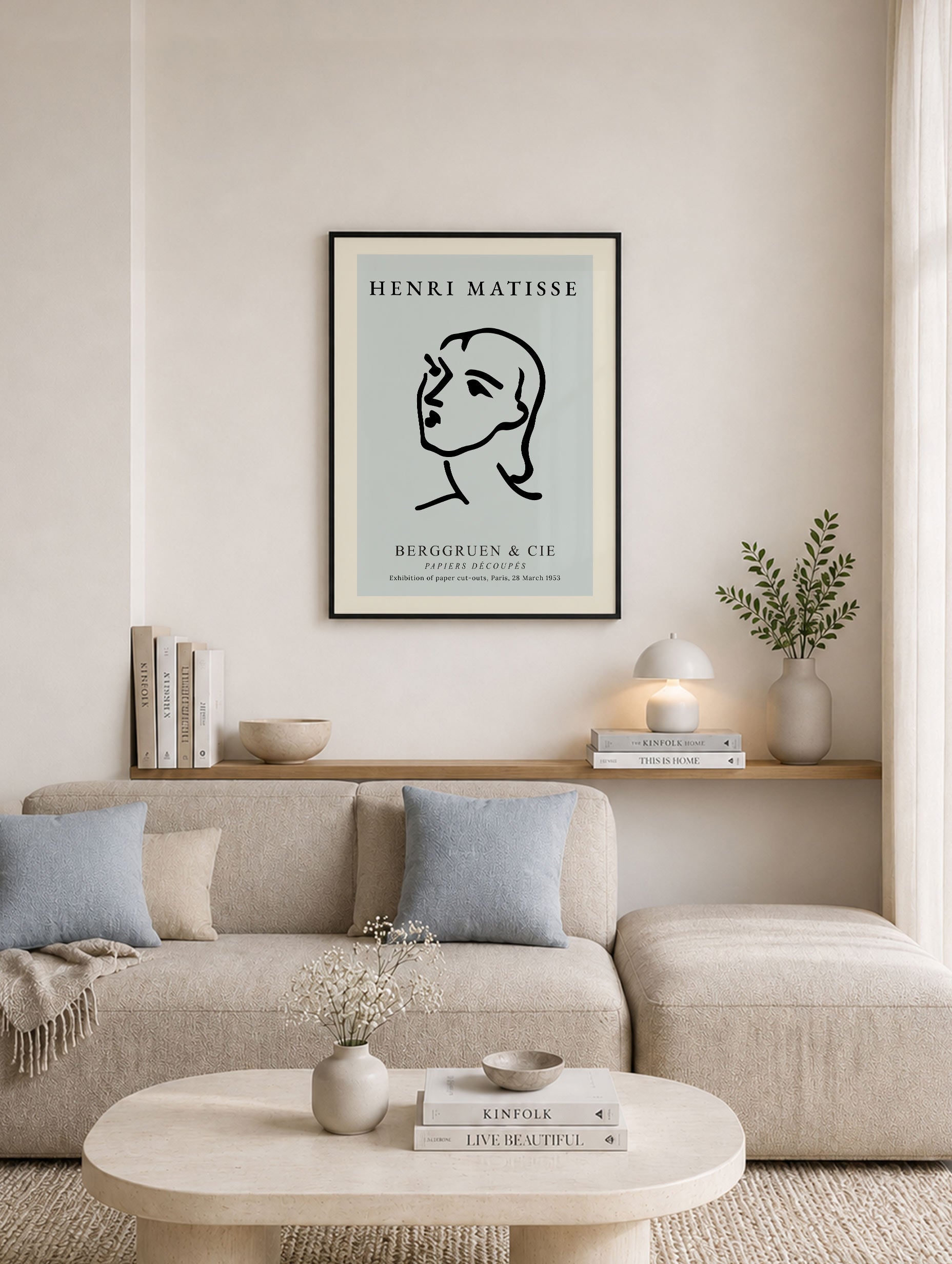 Santorini-plakat Arkitekturplakat