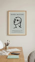 Matisse Profile Line Portrait Poster Mockup