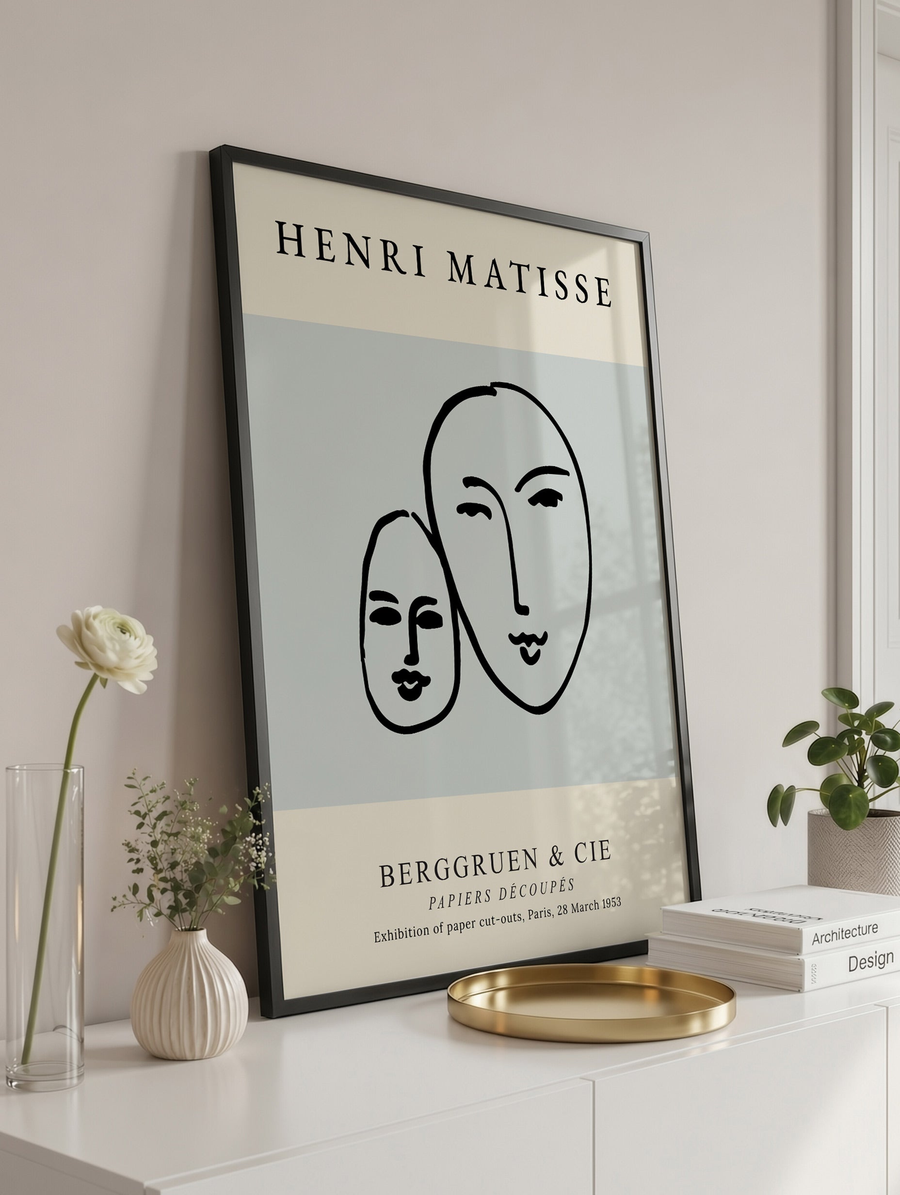 Matisse Two Faces Poster