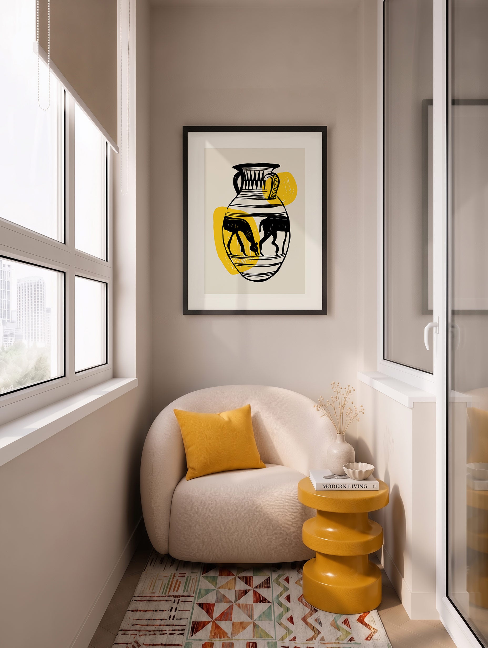 Grazing Amphora Poster