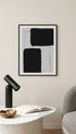 Monochrome Block Balance Poster Mockup