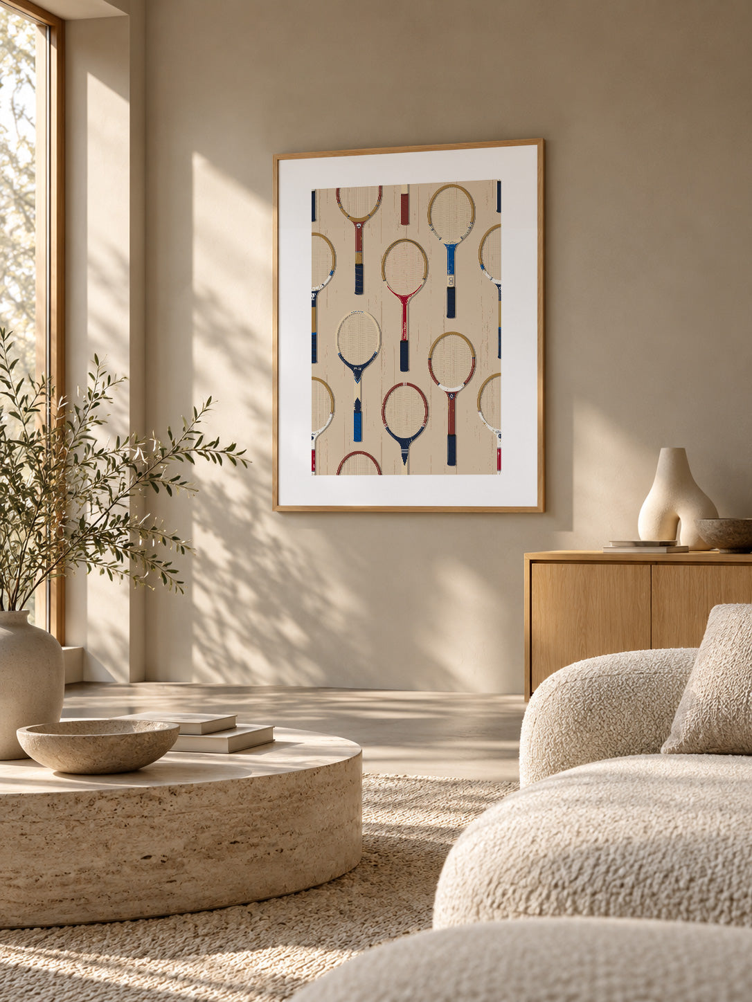 Santorini-plakat Arkitekturplakat
