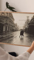 A Wet Day in Wellington Vintage Poster No 2 Vintage Poster Mockup