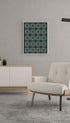 Abstract Geometric Pattern Poster Mockup