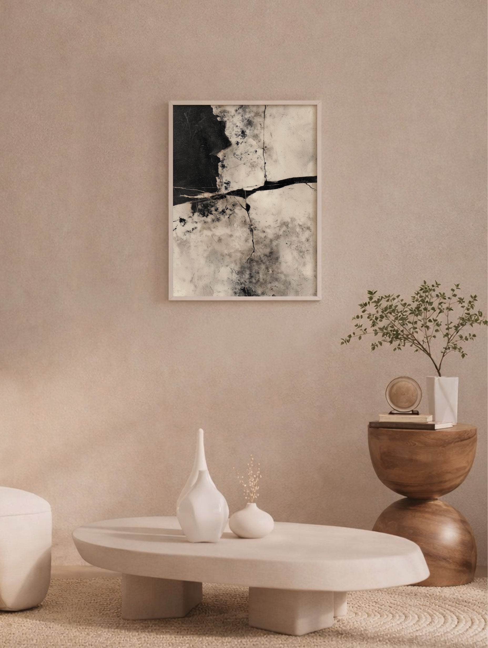 Abstract Texture Poster Mockup