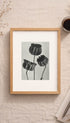 Abutilon Karl Blossfeldt Flower Poster Mockup