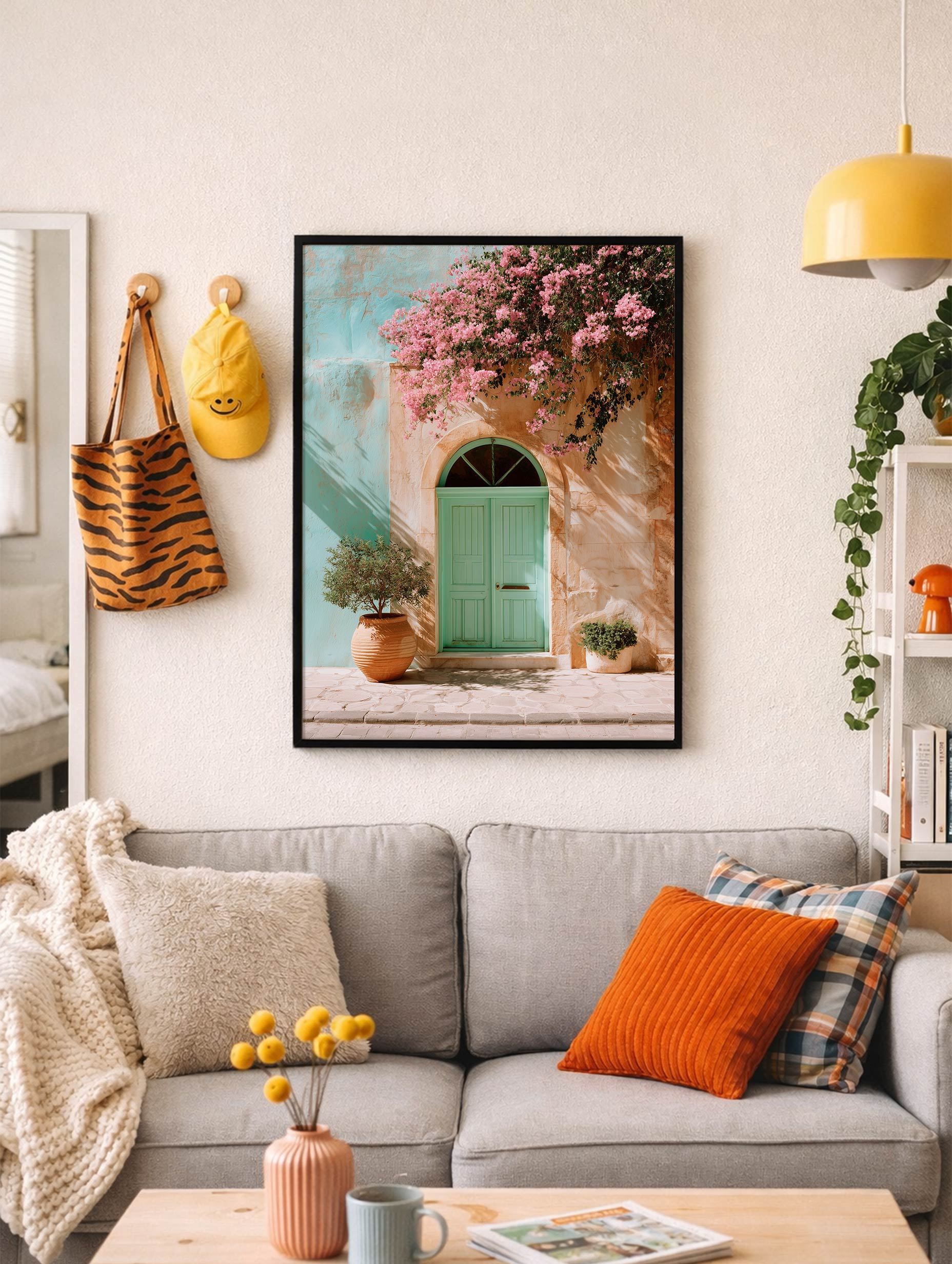 Fotoplakat med ettermiddag på Paros