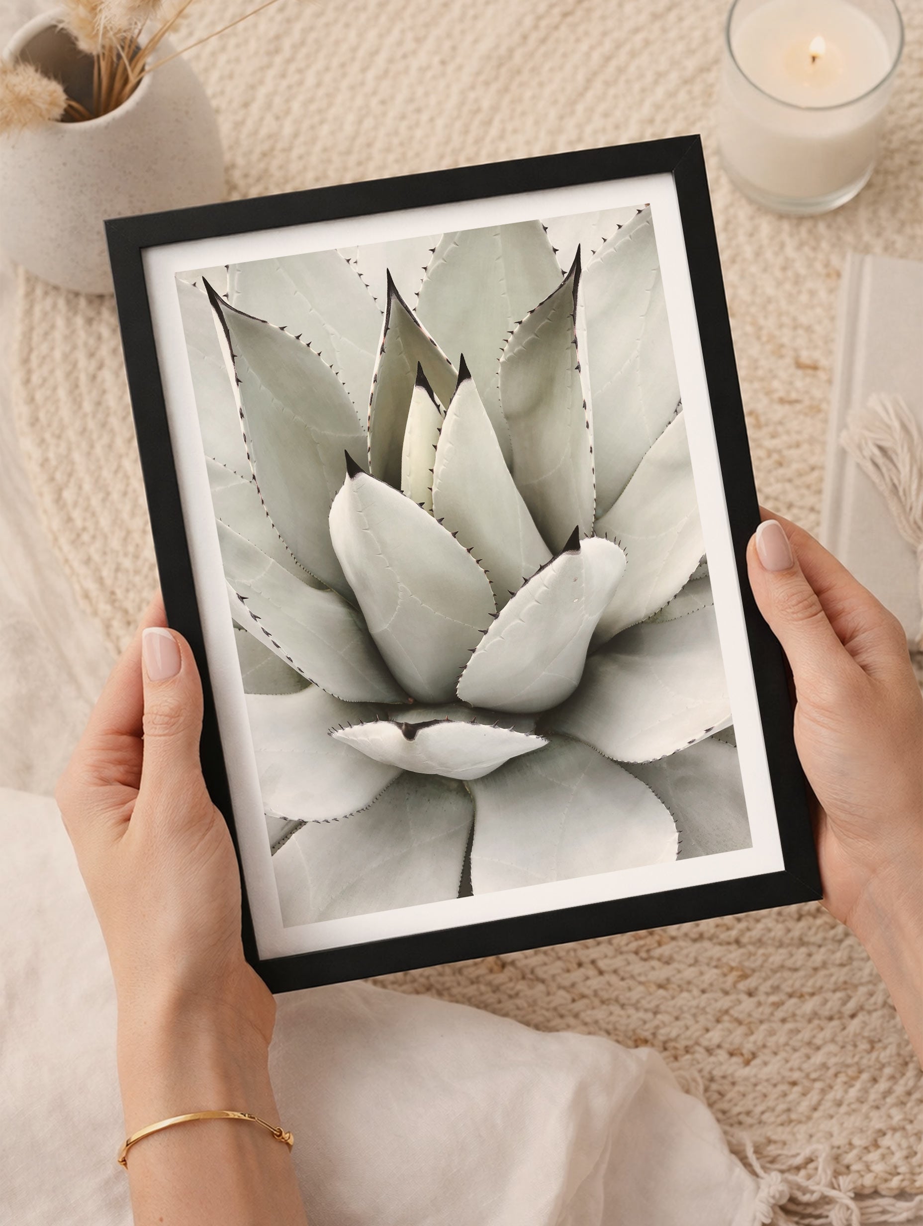 Agave Core Botanical Poster Mockup