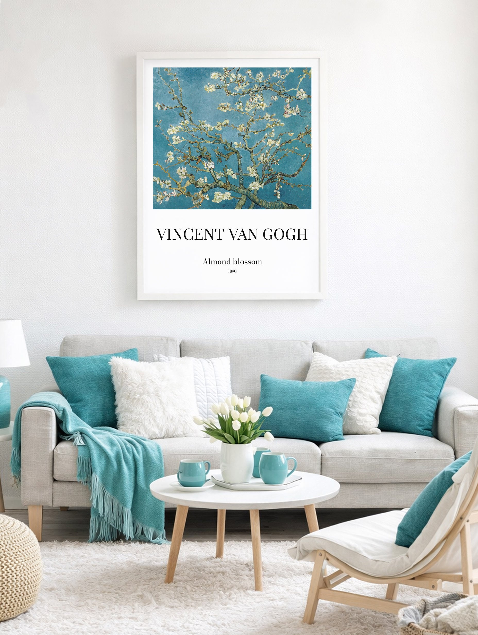 Mandelblomst Van Gogh kunsttrykk