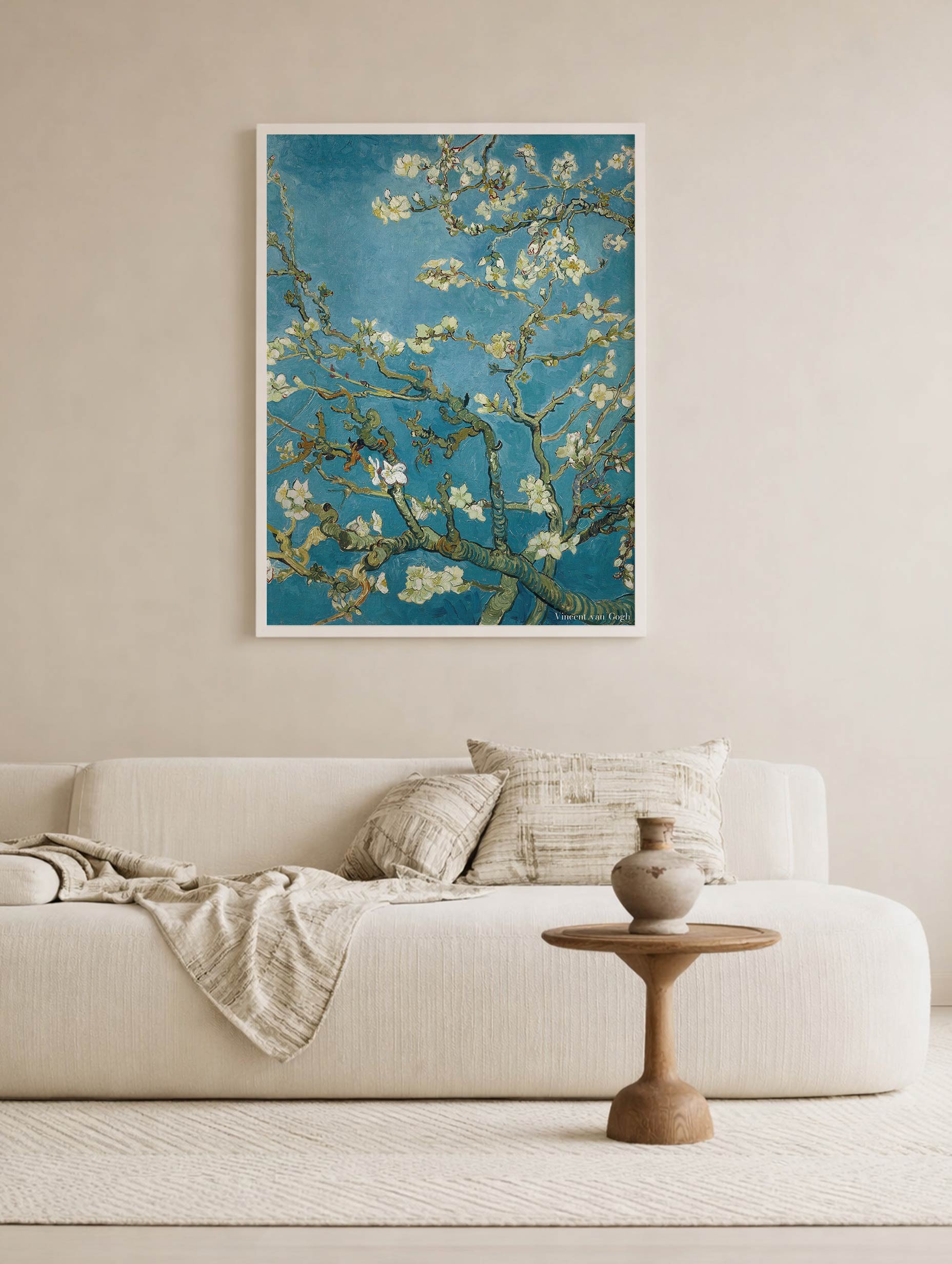 Almond Blossom-Van Gogh Art Print Mockup