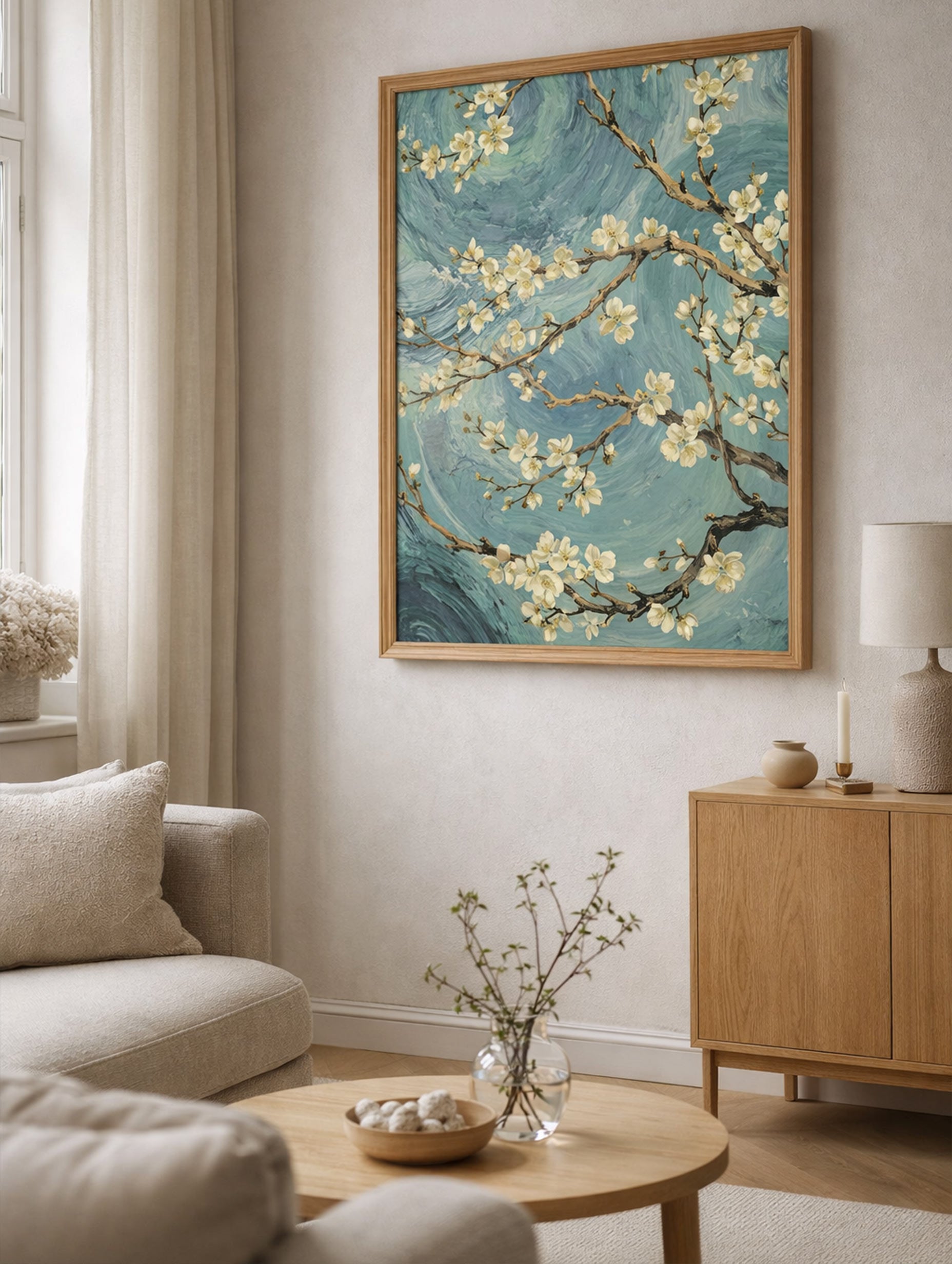 Almond Blossom Painting