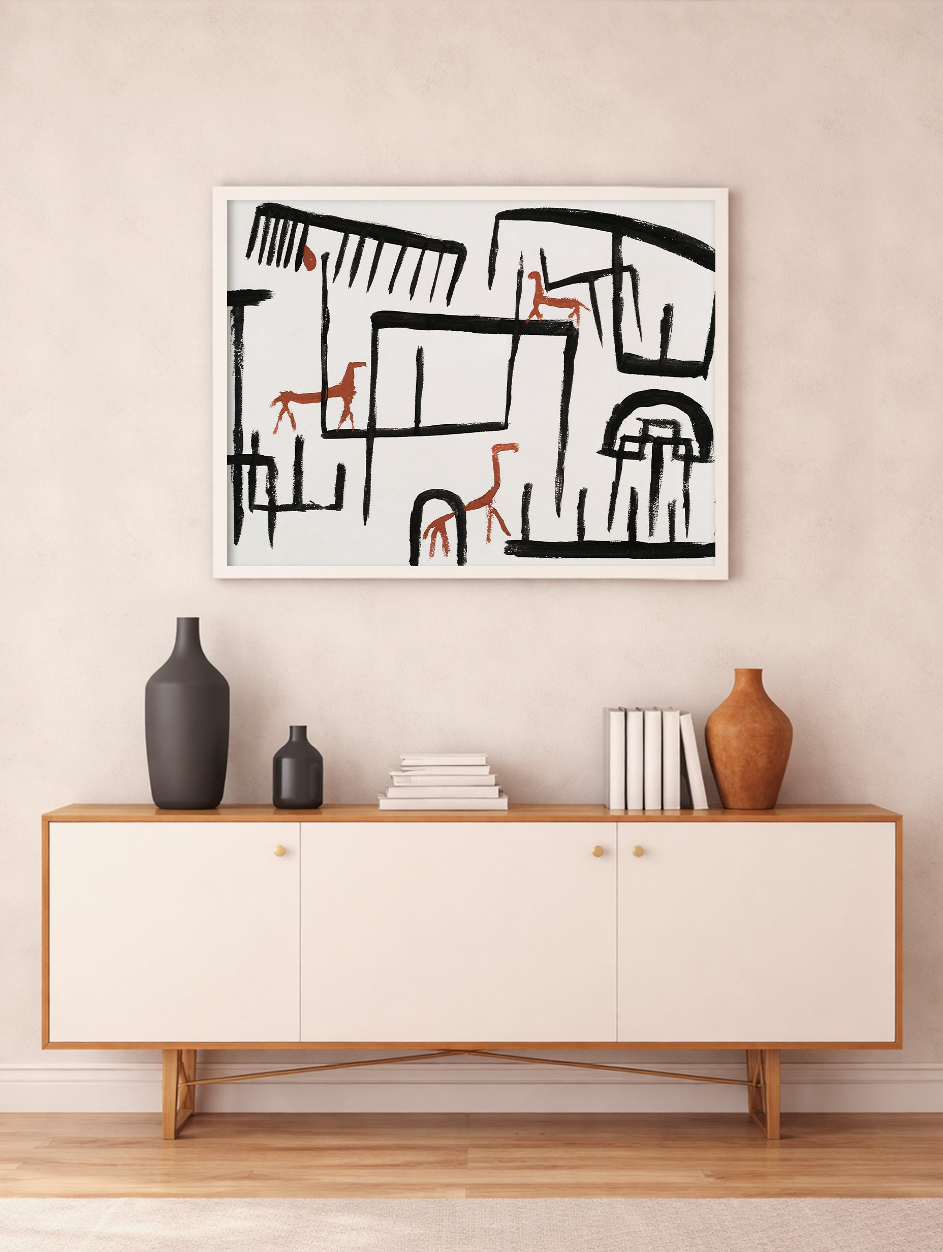 Animals in an Enclosure Paul Klee Art Print