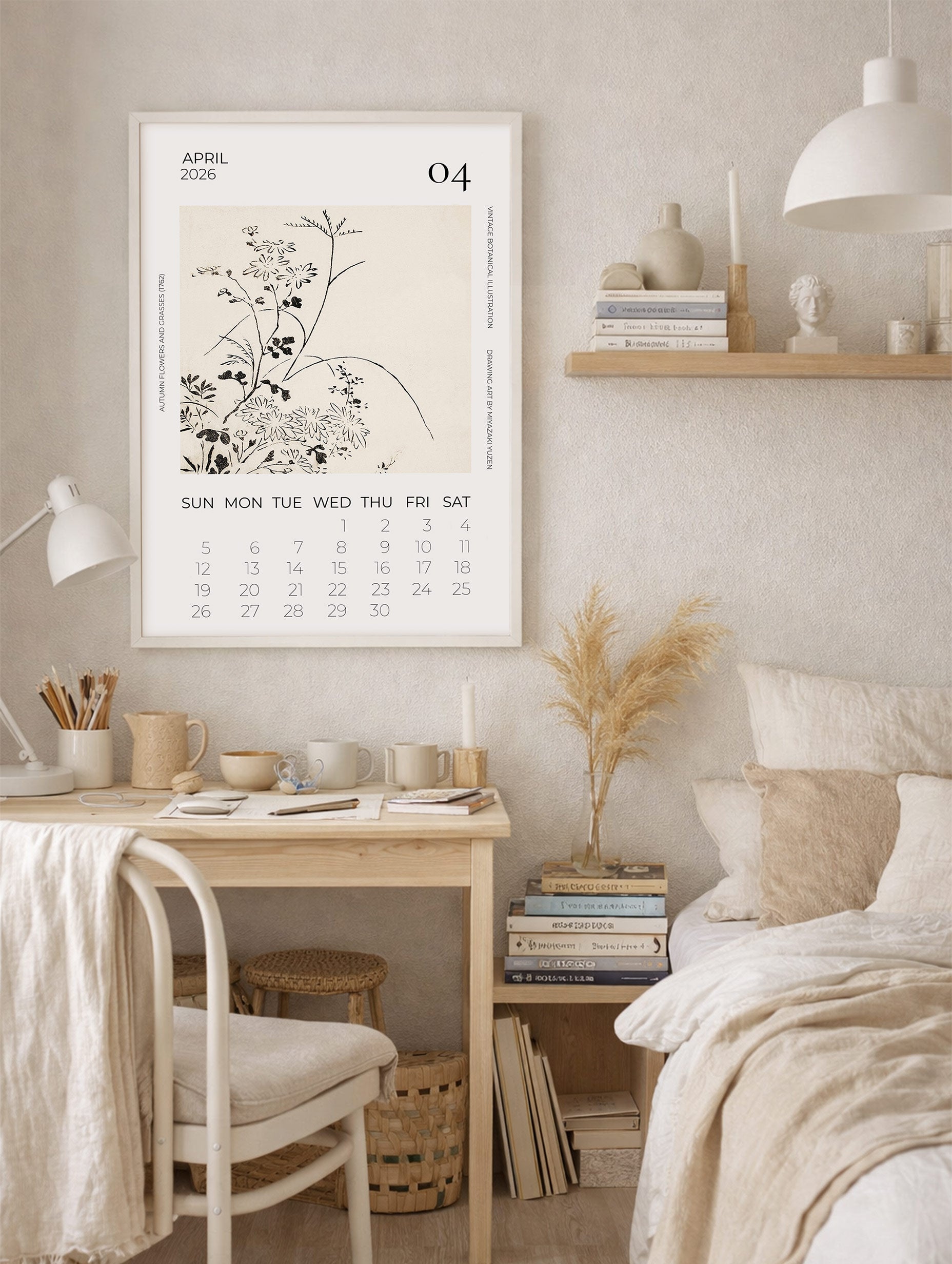 Första huset i en bosättning abstrakt konsttryck