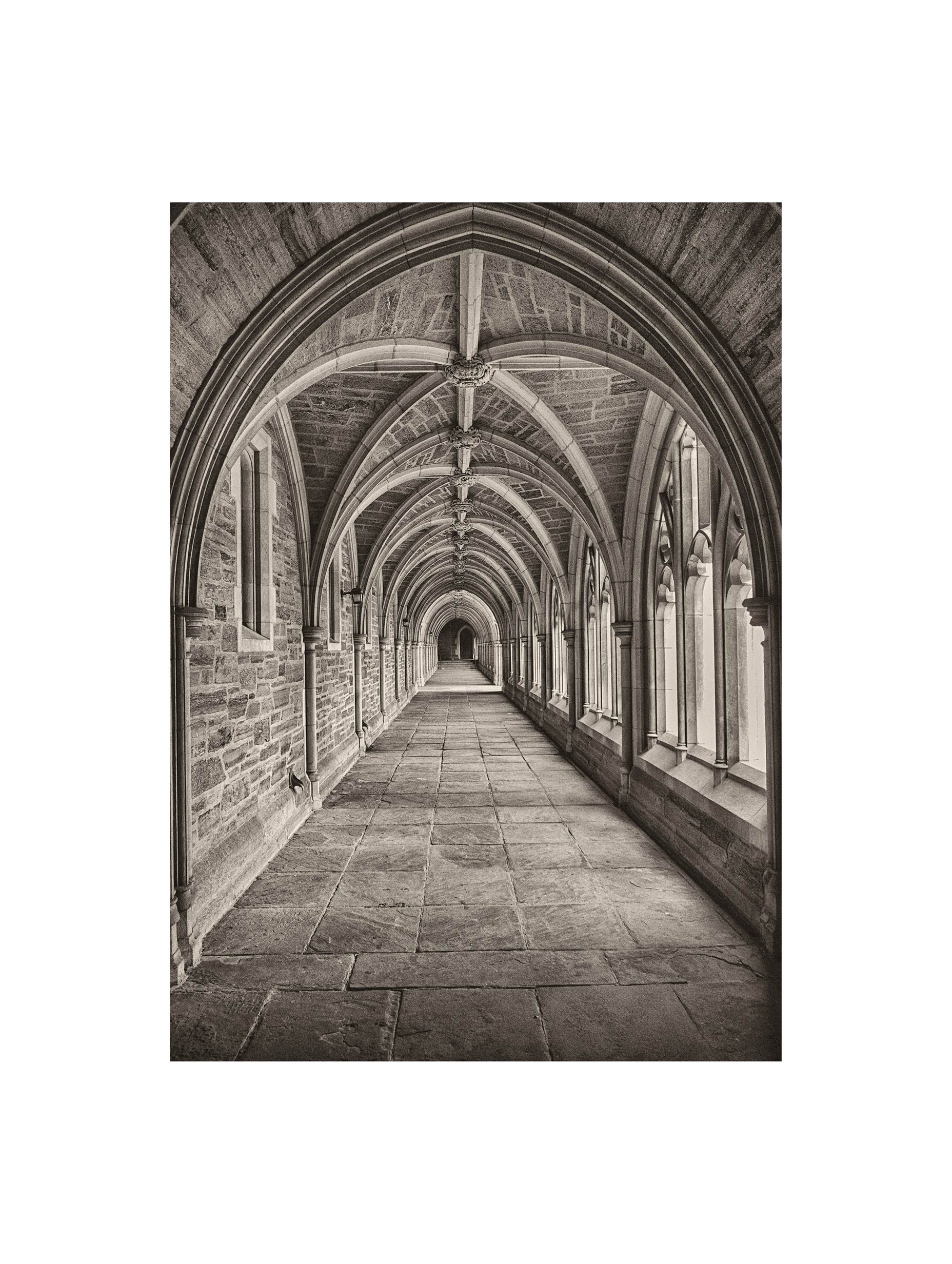 Armfield Stone Arched Hallway Art Print
