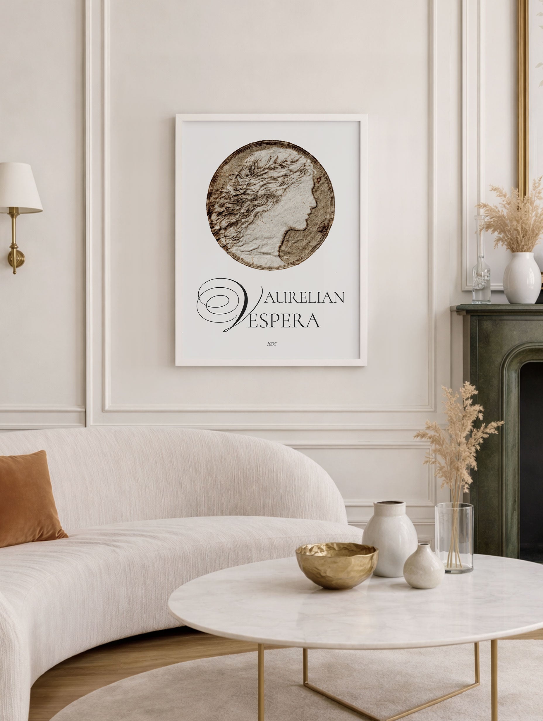 Aurelian Espera Vintage Art Print Mockup