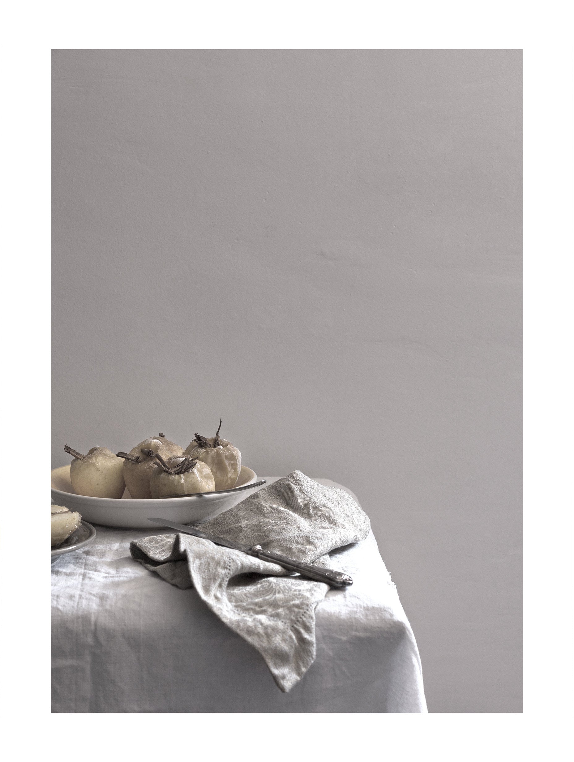 Baked Apple Dessert Fruit Artwork