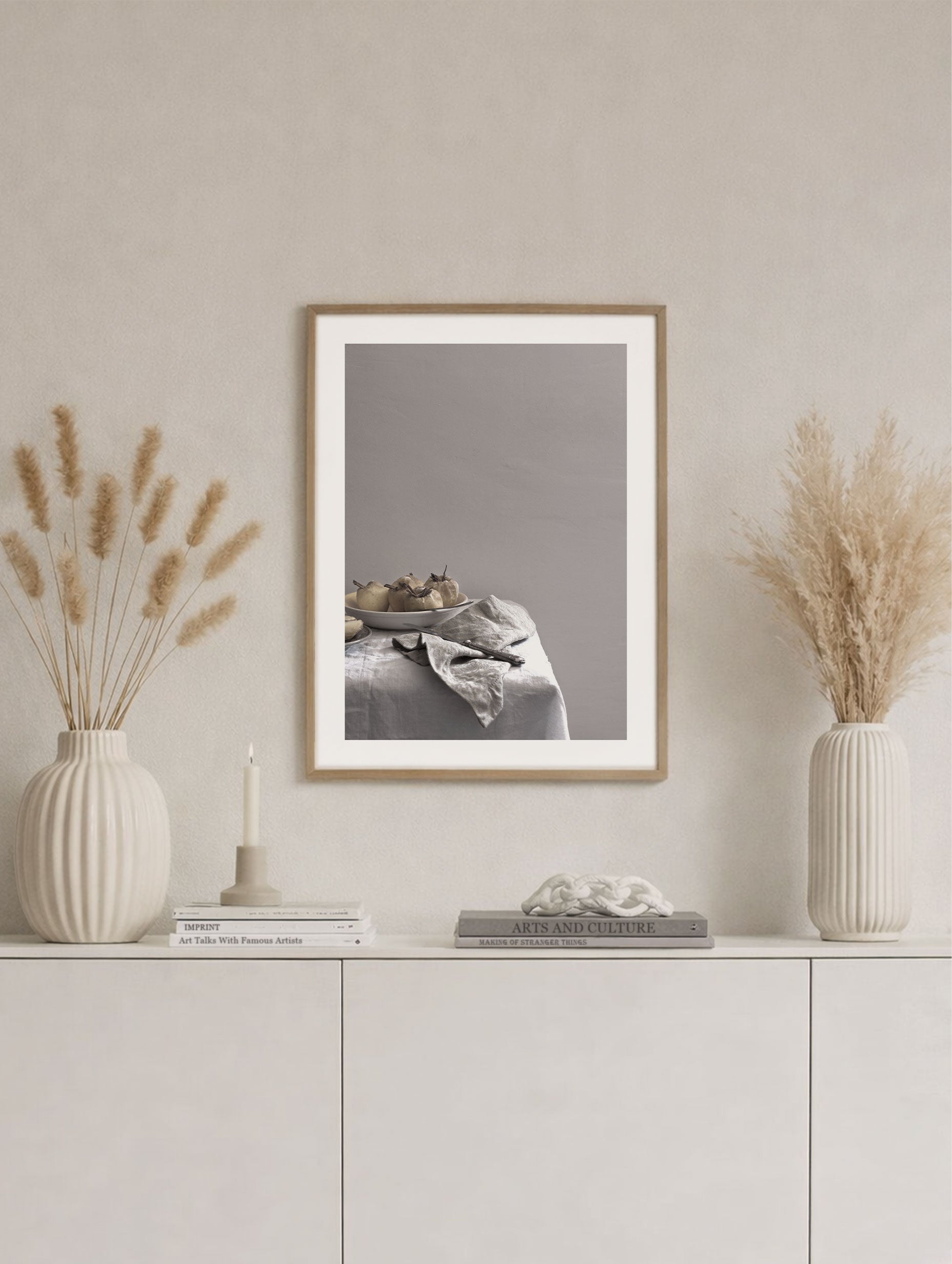 Baked Apple Dessert Fruit Artwork Mockup